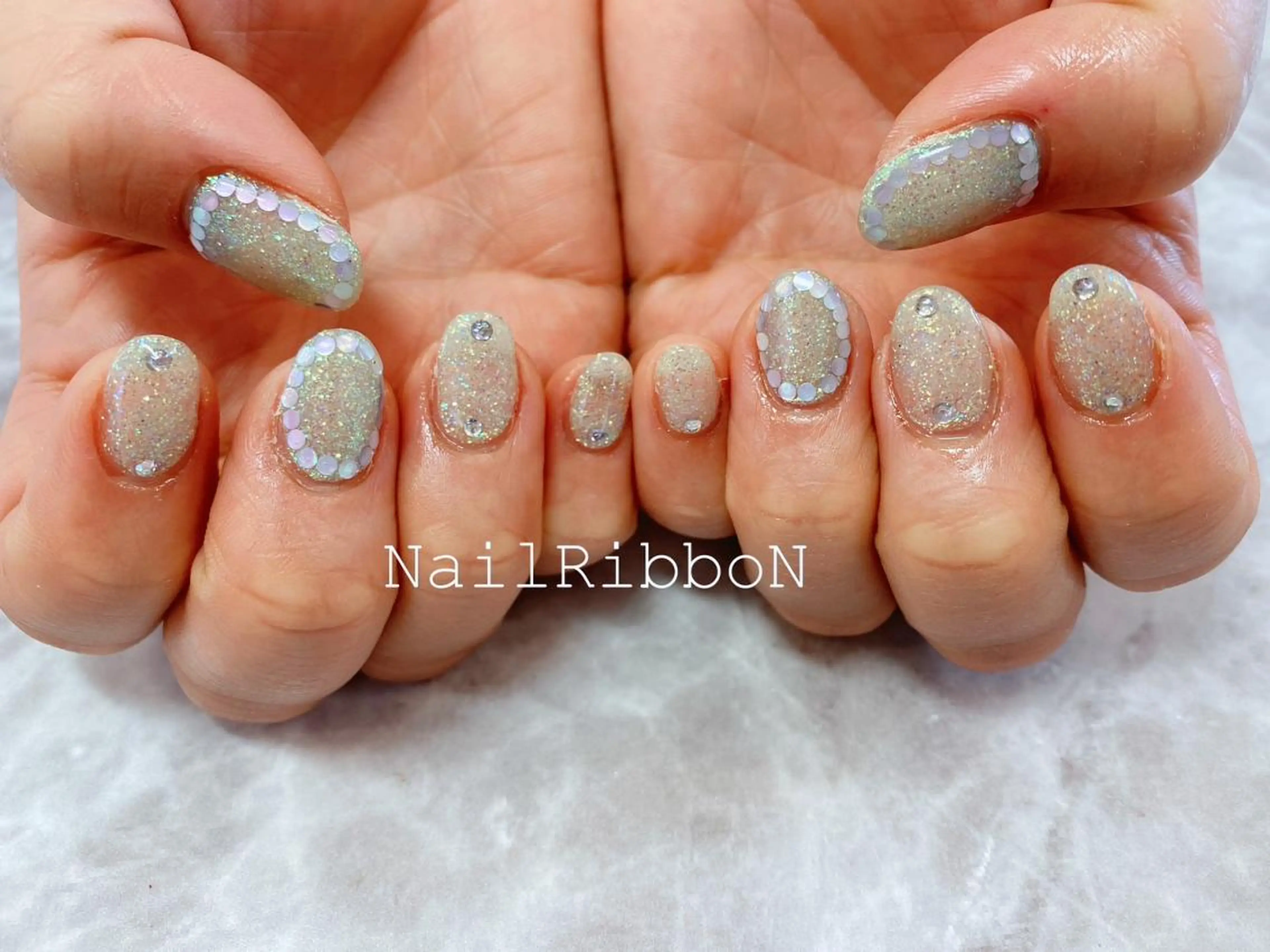 ネイル ネイルリボン 石田のネイルデザイン