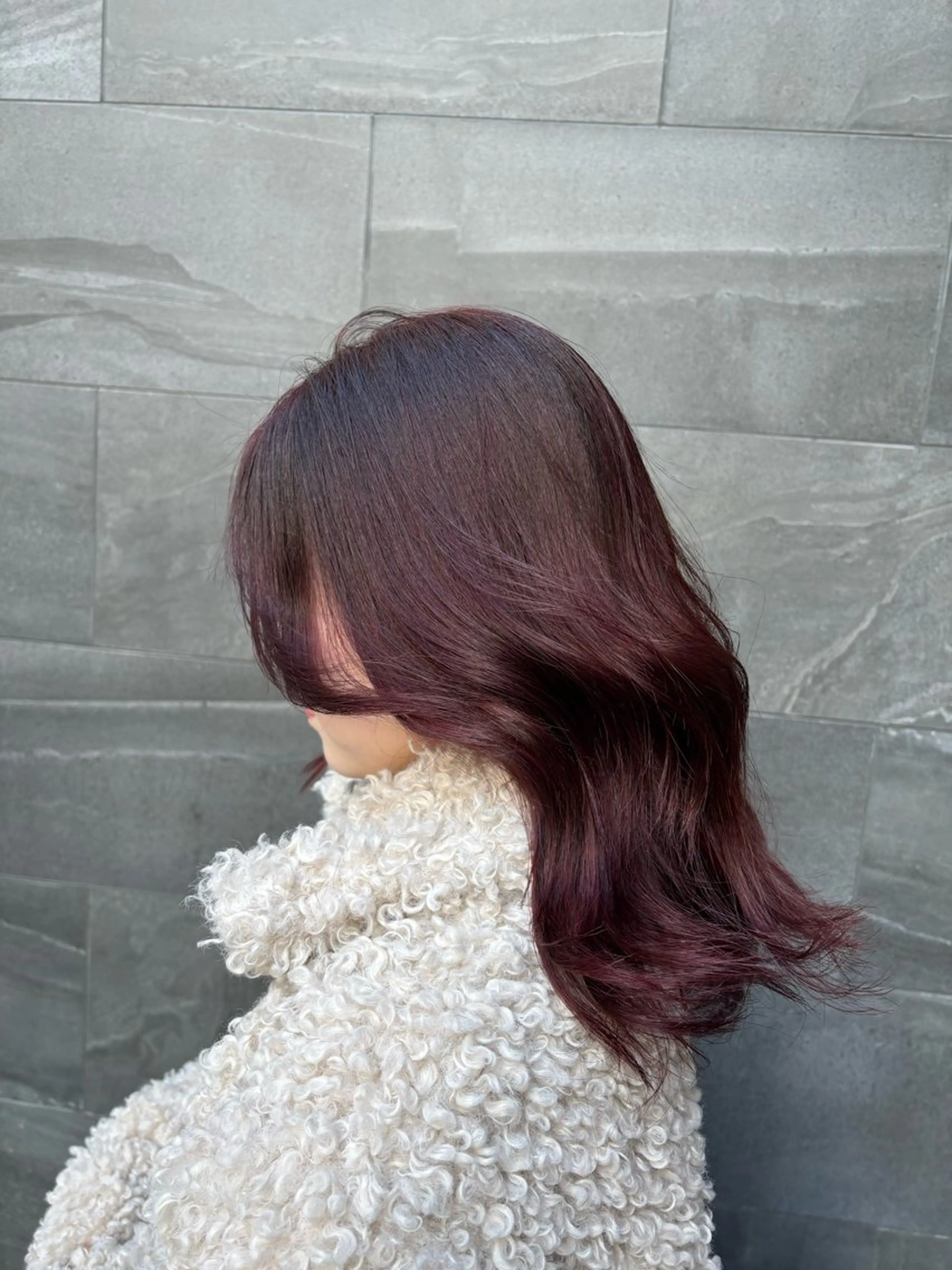 ミディアム カラー .sayo/ Rubik's江坂のヘアスタイル