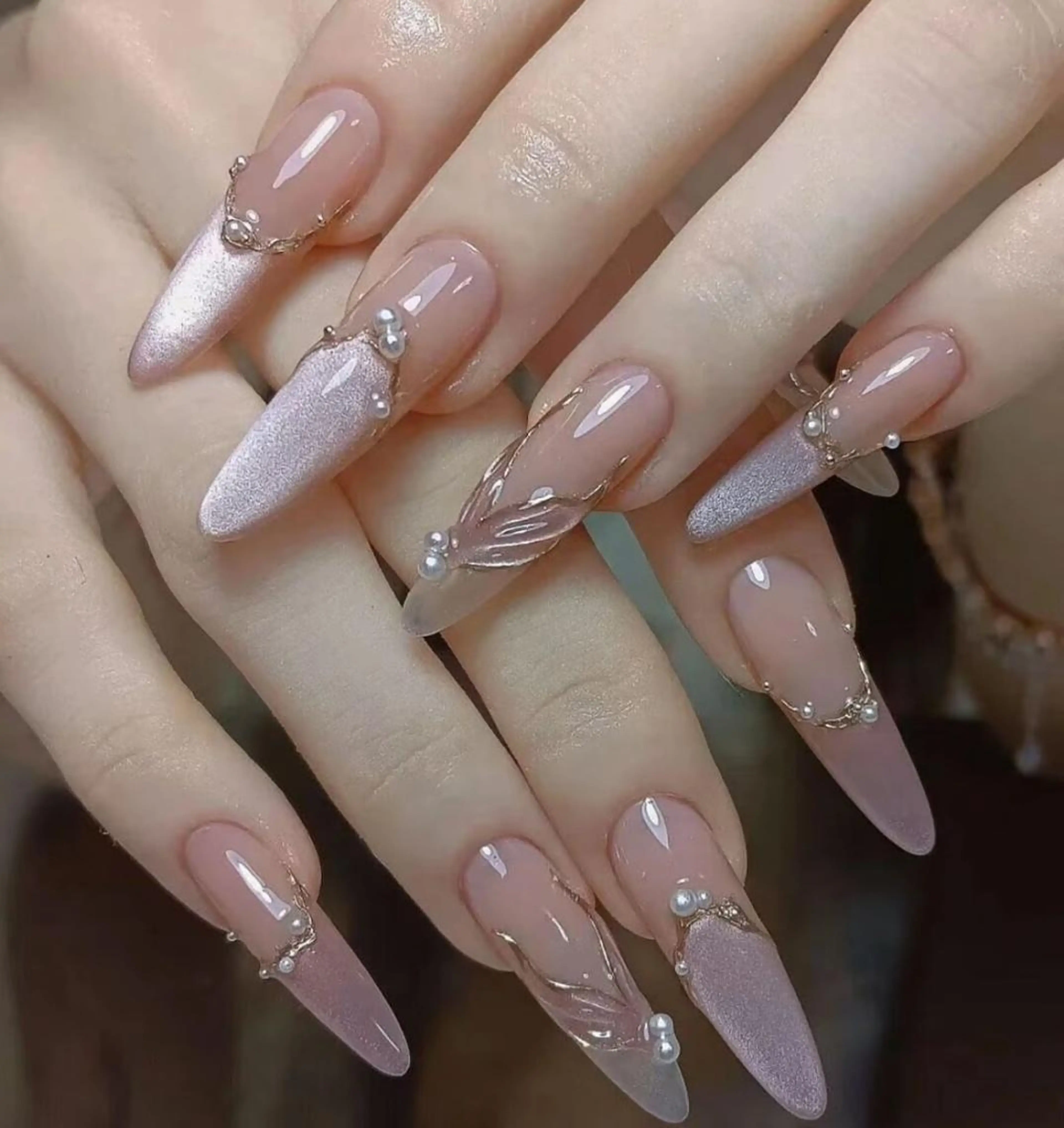 ネイル ハンドネイル ハンドケア 🍑 momo_nailのネイルデザイン
