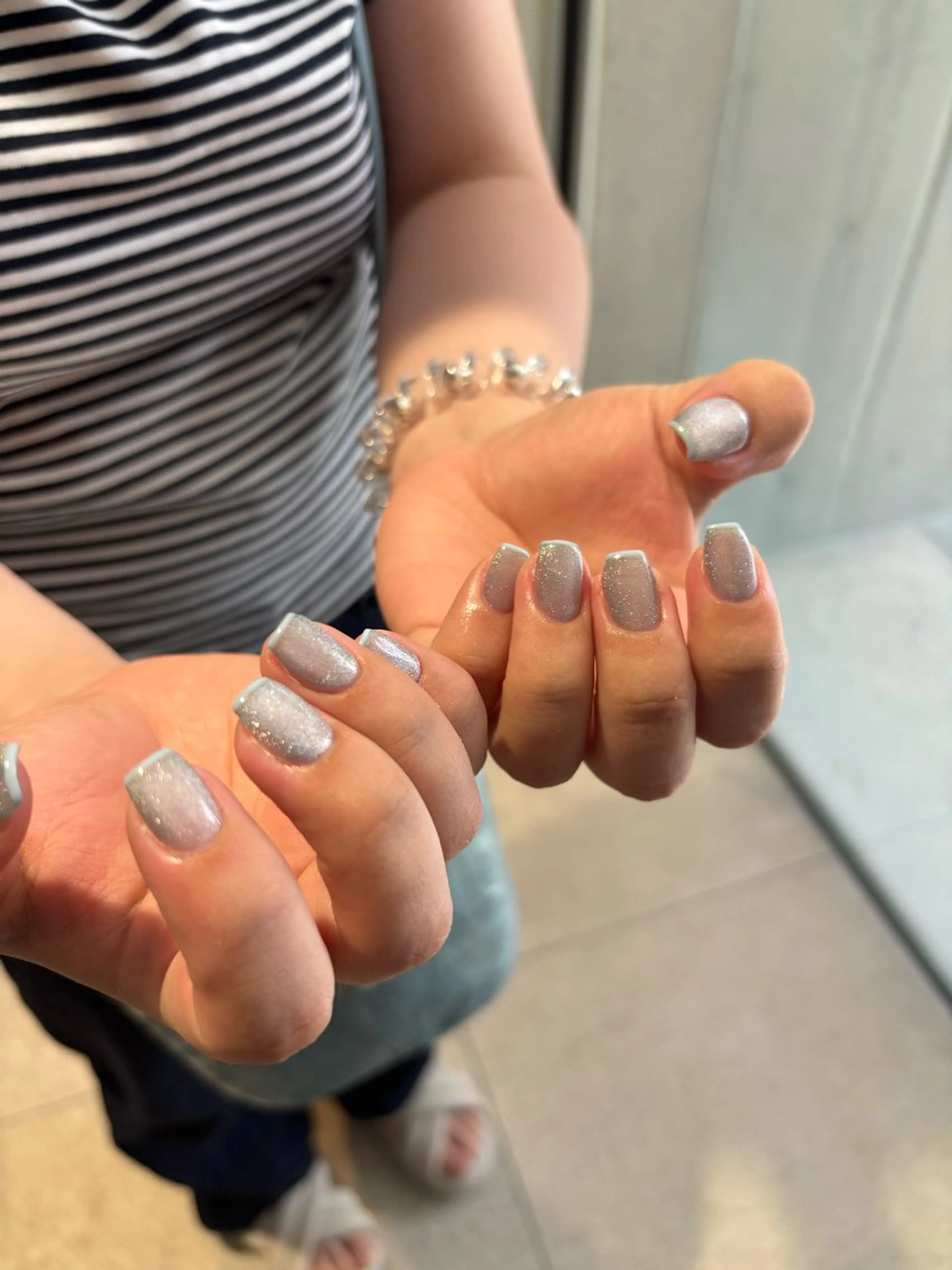 ネイル フレンチネイル ハンドネイル ネイルサロンマーノ所属・mano Hanaのネイルデザイン