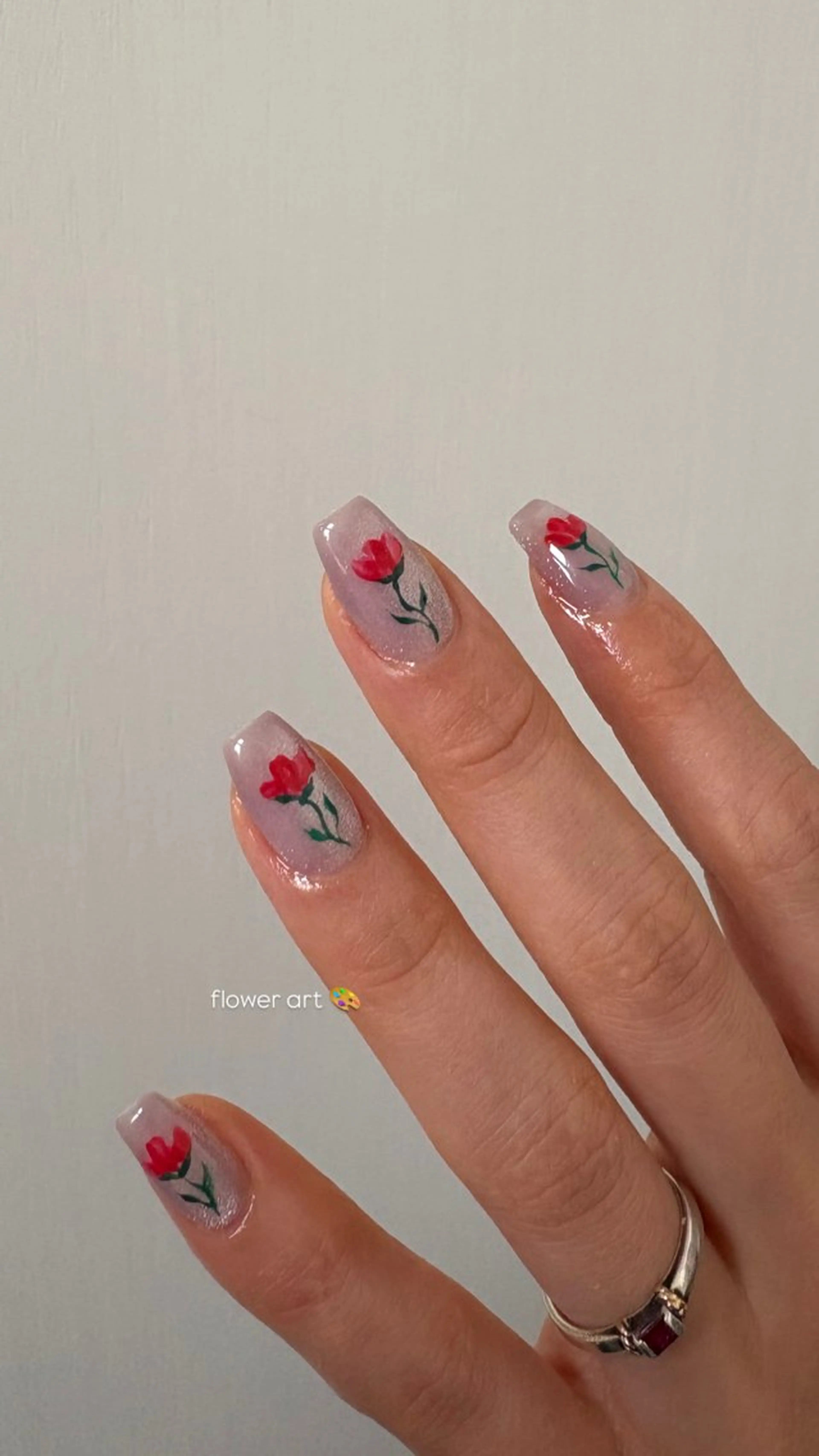 ネイル アートネイル フラワーネイル マグネットネイル private nailsalon Fofo所属・Fofo フォフォのネイルデザイン