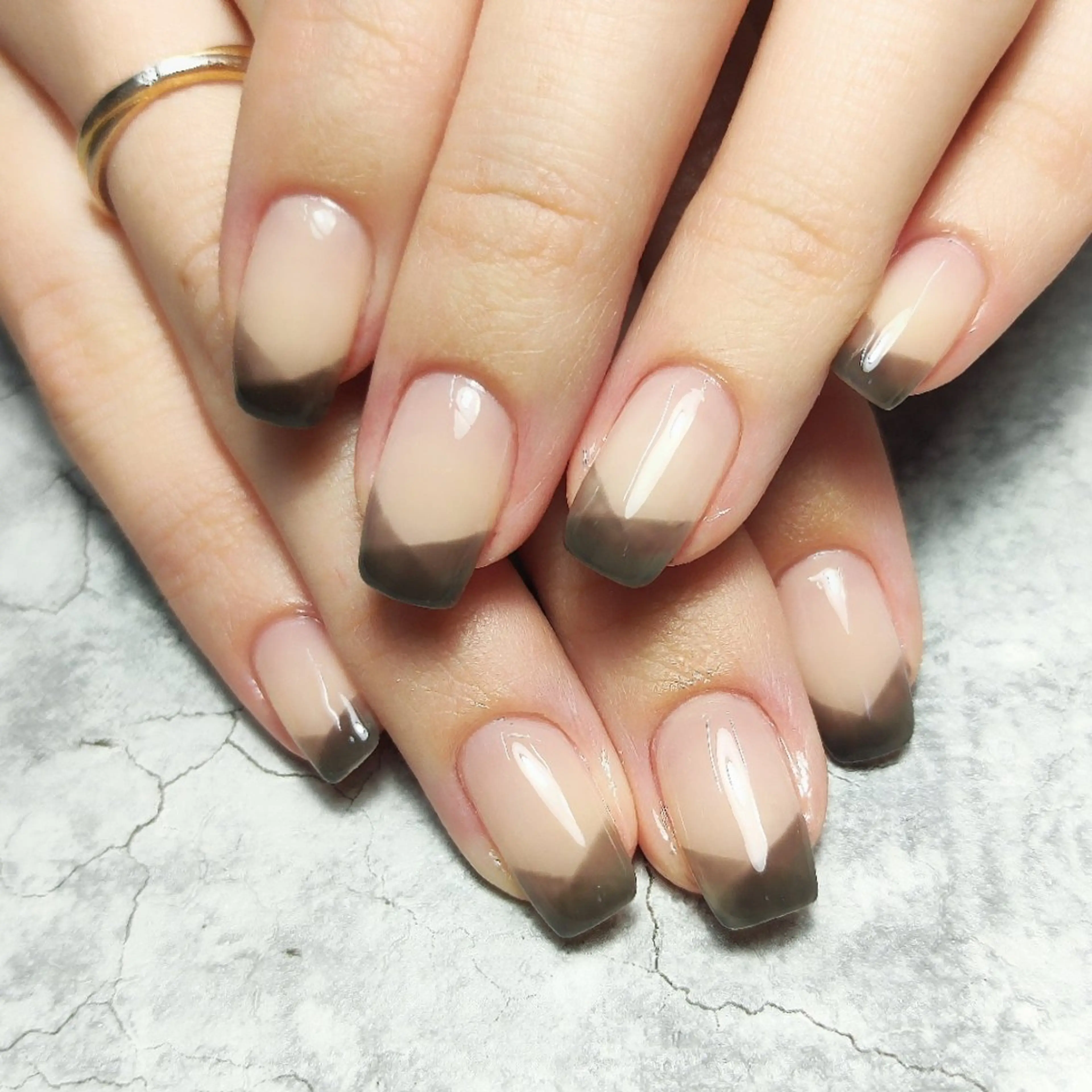 ネイル フレンチネイル 個人サロン saltnailのネイルデザイン