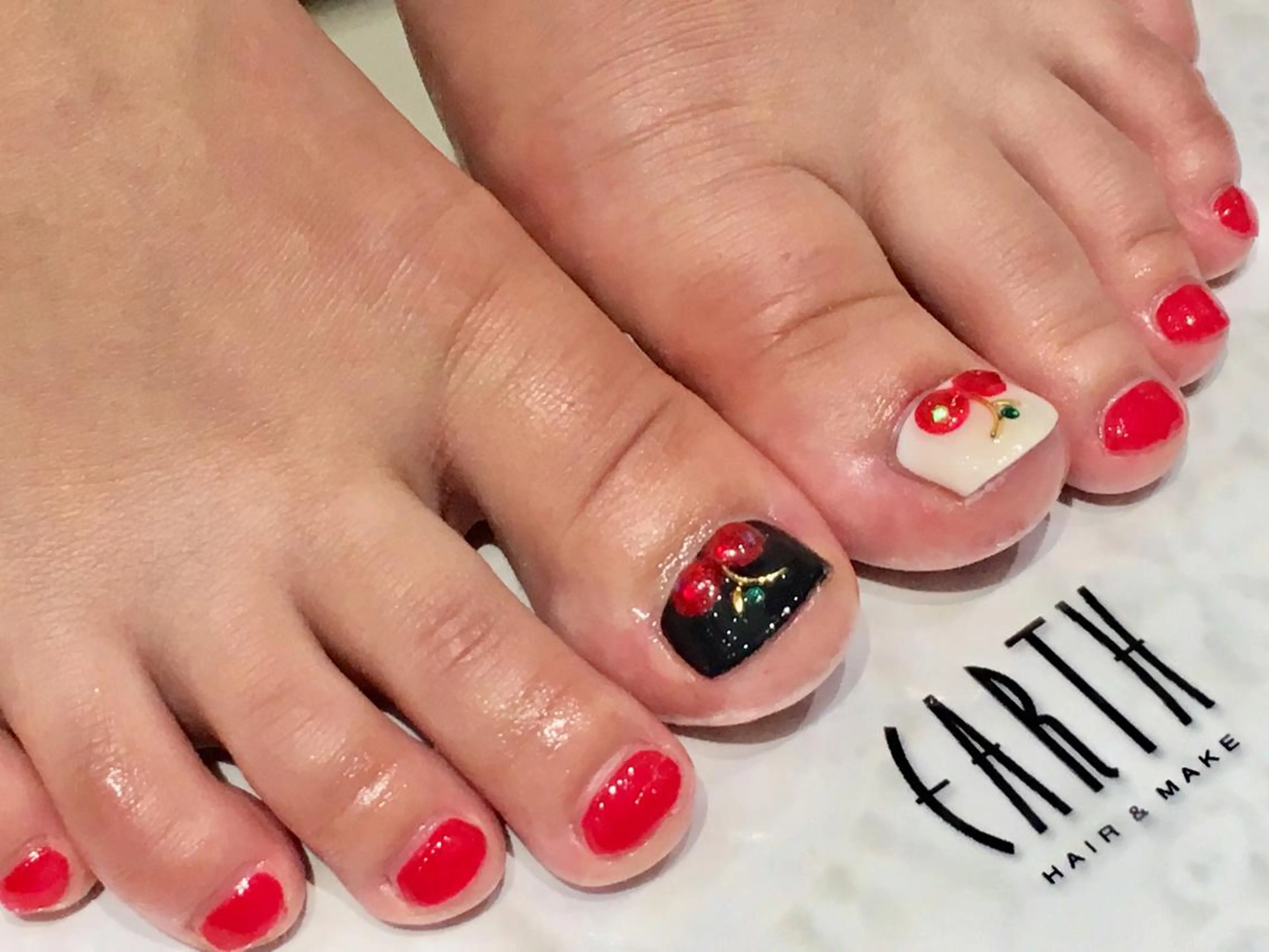 ネイル ぷっくりネイル ハンドネイル 佐藤 まりえのネイルデザイン