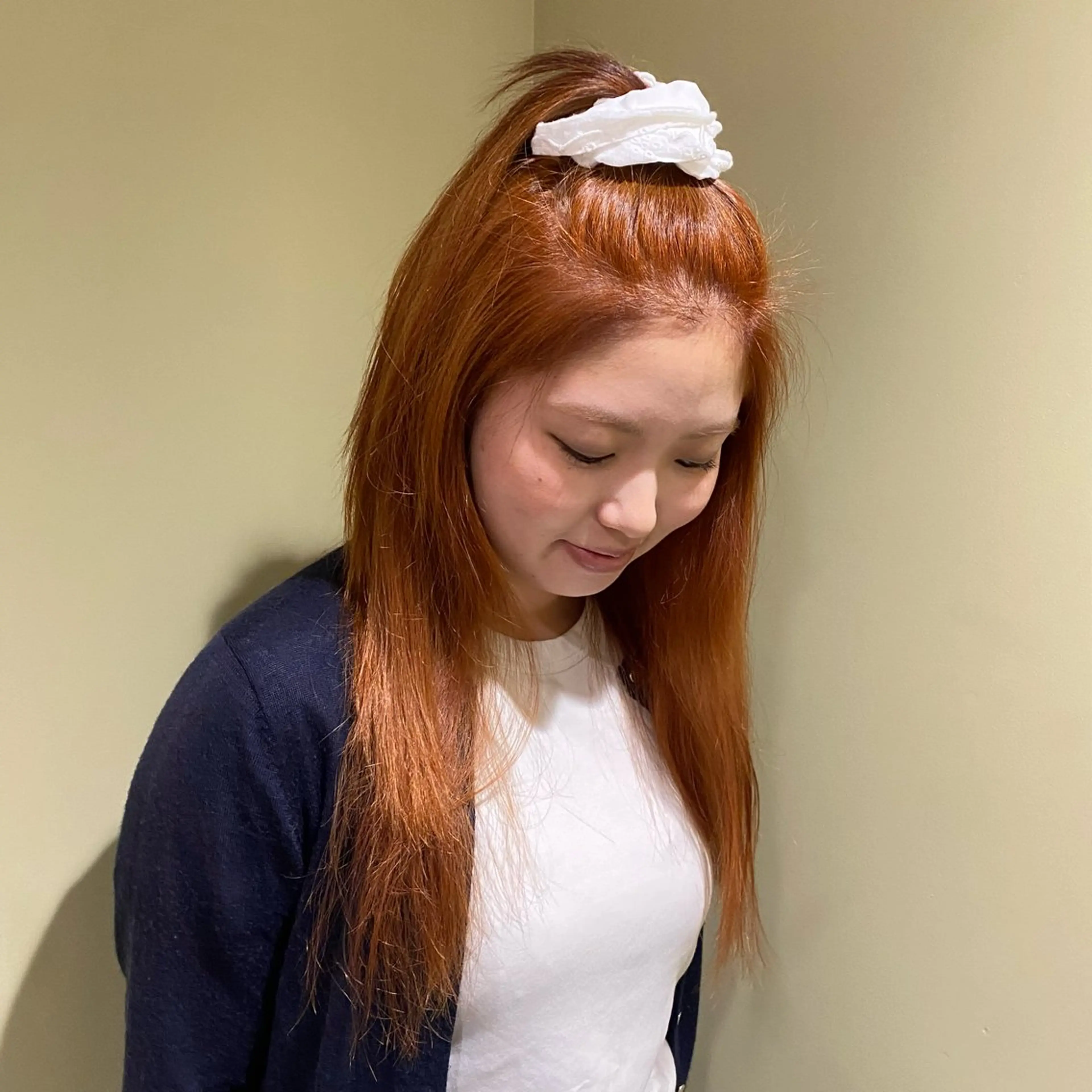 ロング カラー ブラウンカラー オレンジ オレンジブラウン ベージュ/暖色🧸 ハイトーン/ninaのヘアスタイル