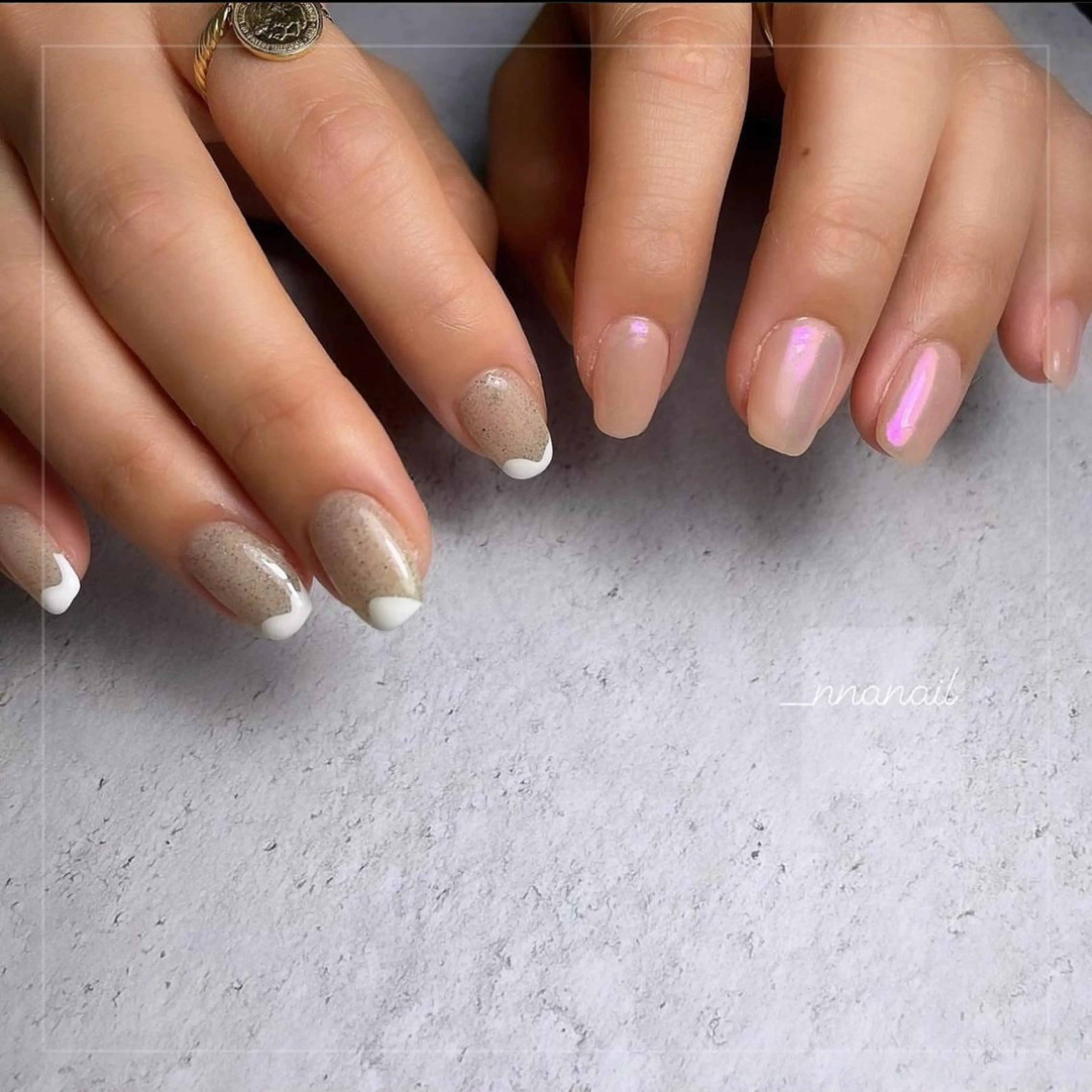 ネイル GRANDE OSU Anna 🧸💛のネイルデザイン