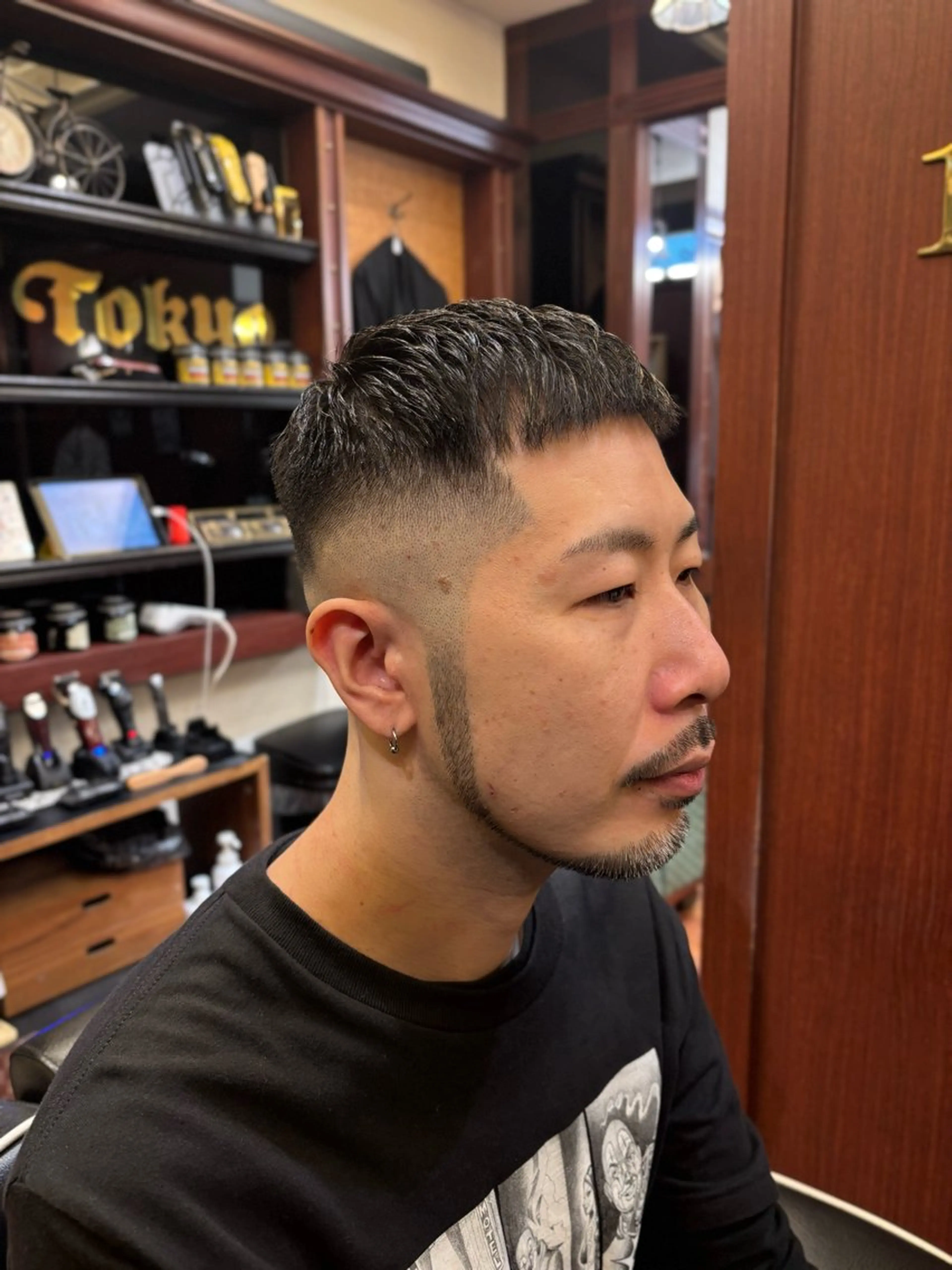ショート BroTokyo Barbershop 銀座店所属・大河 たいがのヘアスタイル