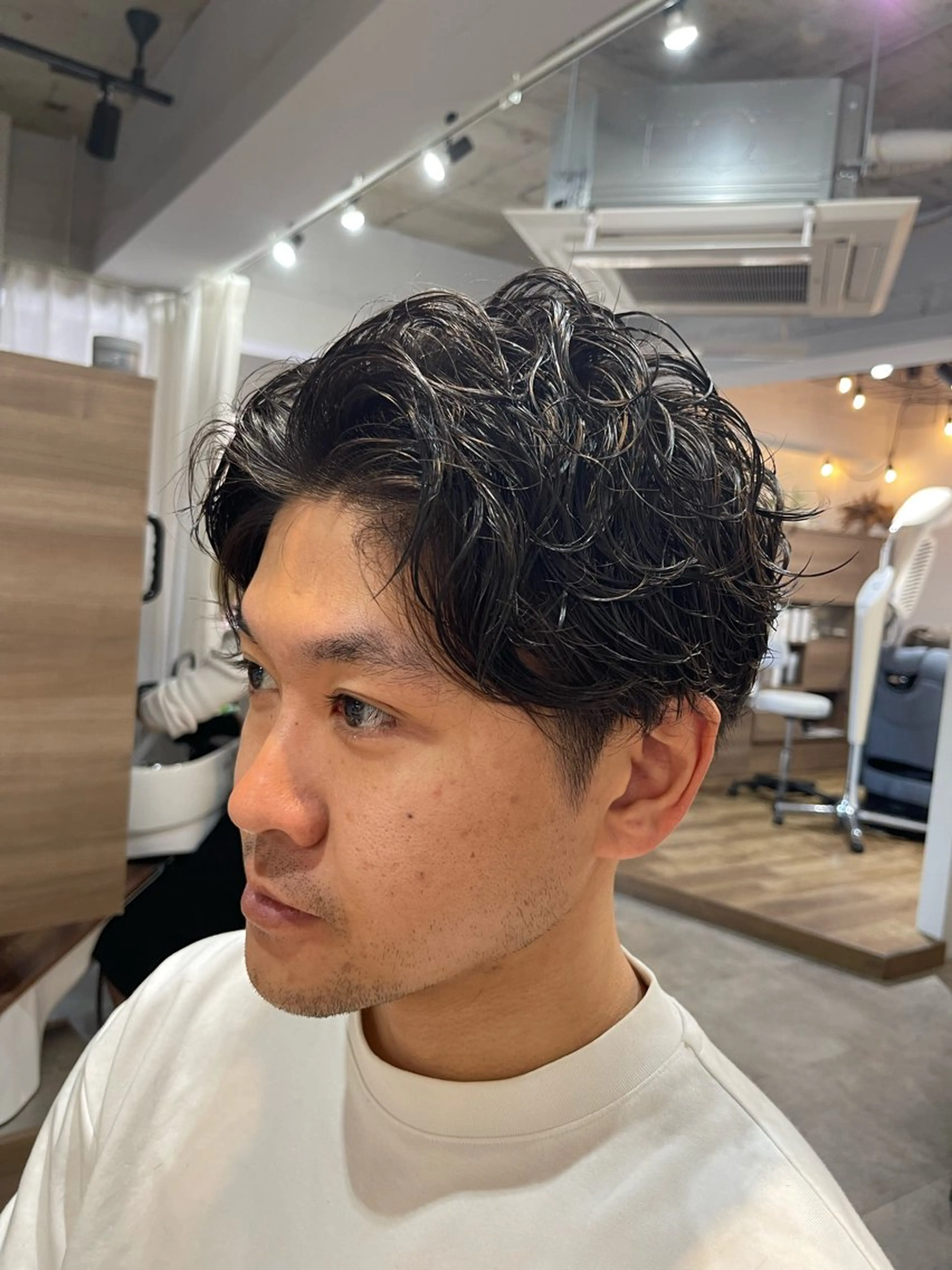 パーマ メンズ メンズパーマ AID_都立大学所属・林 亮太/ メンズ/メンズパーマのヘアスタイル