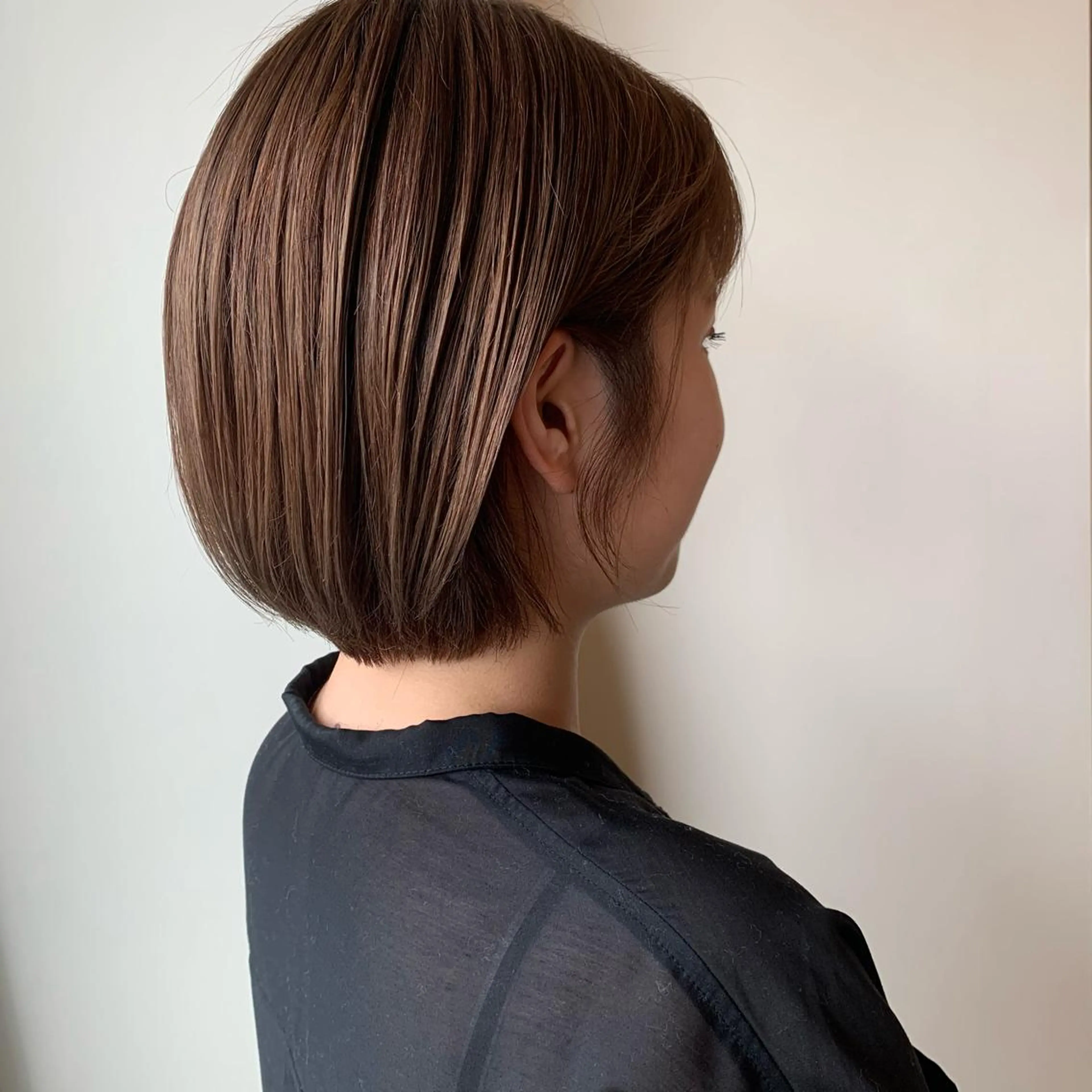 ショート カラー ボブ ショートヘア ボブウルフ／ボブ Satsuki【名駅のヘアスタイル