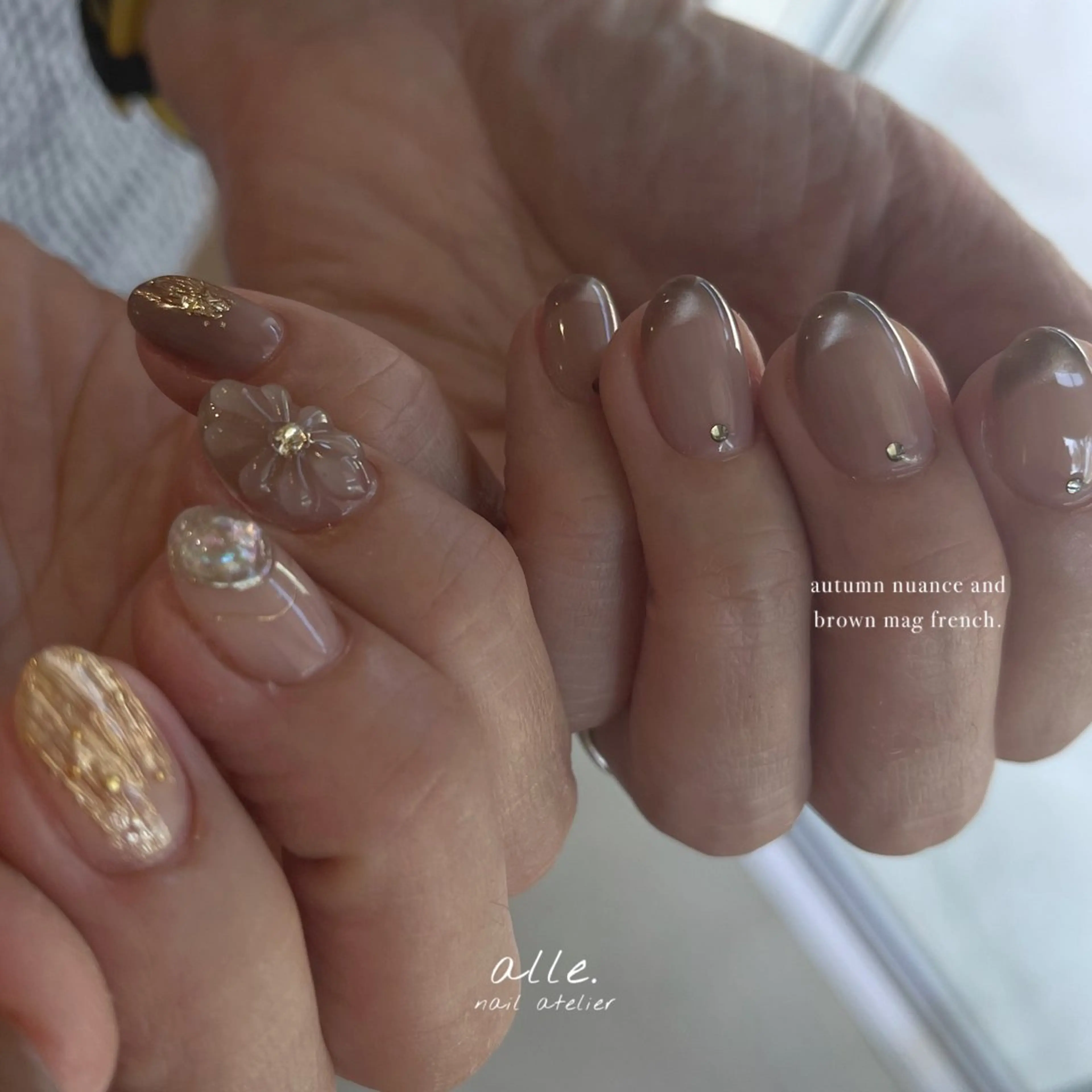 ネイル ハンドネイル atelier alle.のネイルデザイン