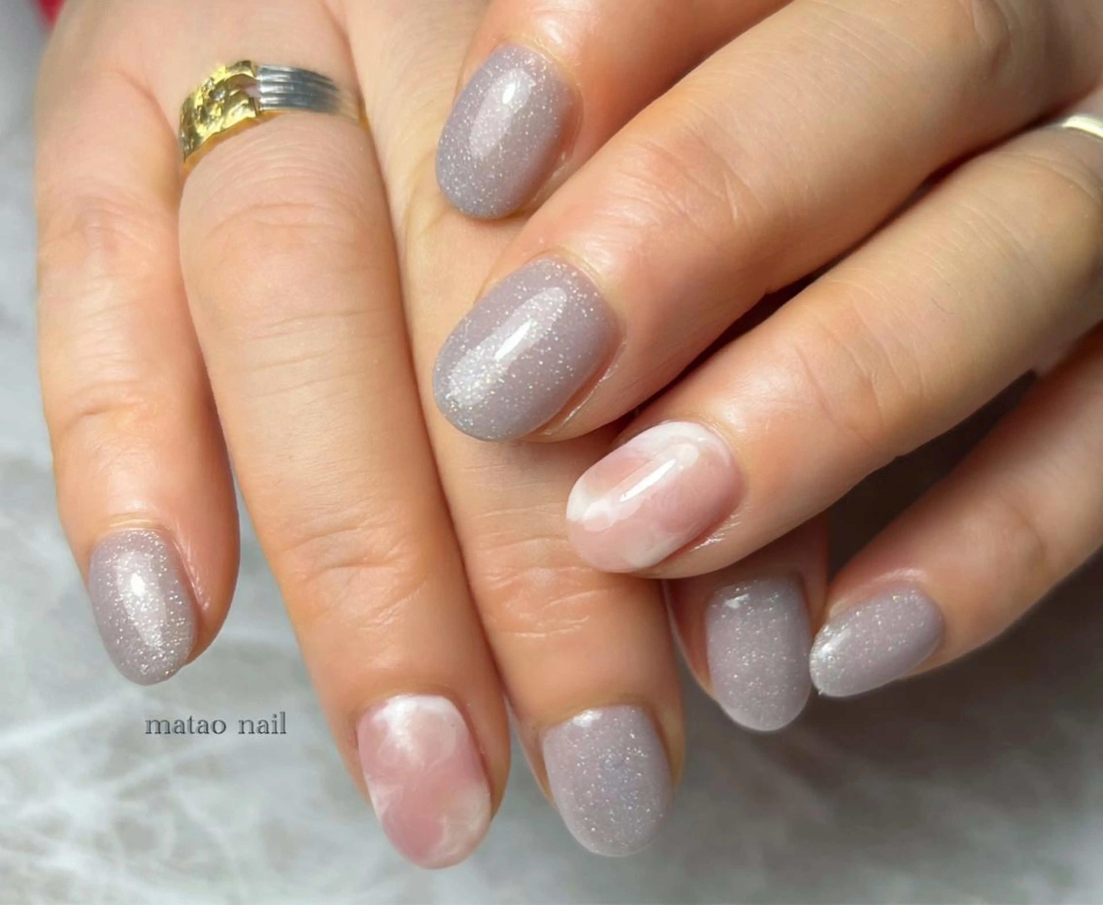 ネイル アートネイル ニュアンスネイル シンプルネイル ハンドネイル フットネイル matao nailのネイルデザイン