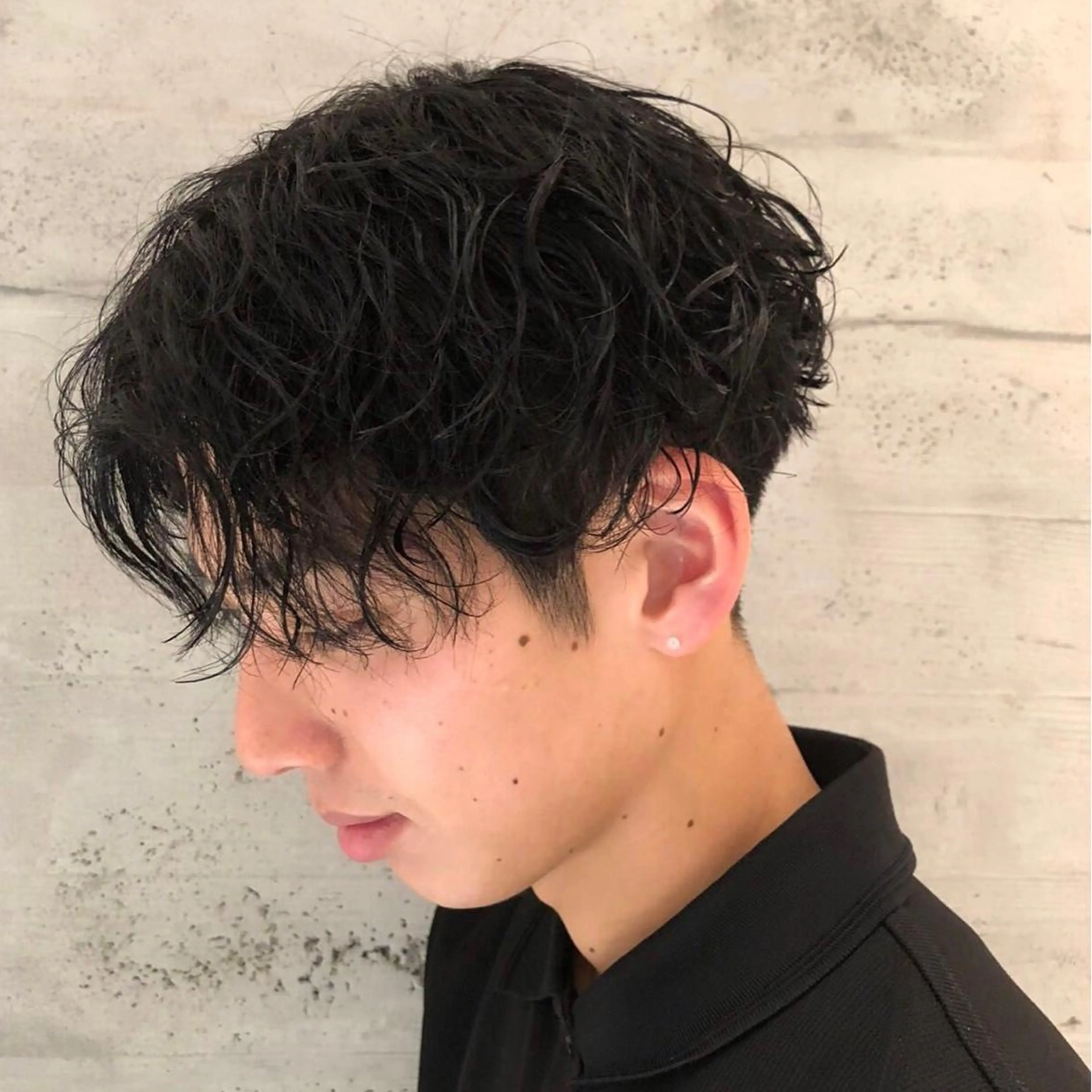 パーマ メンズ カット ヘッドスパ 似合わせショート kengoのヘアスタイル