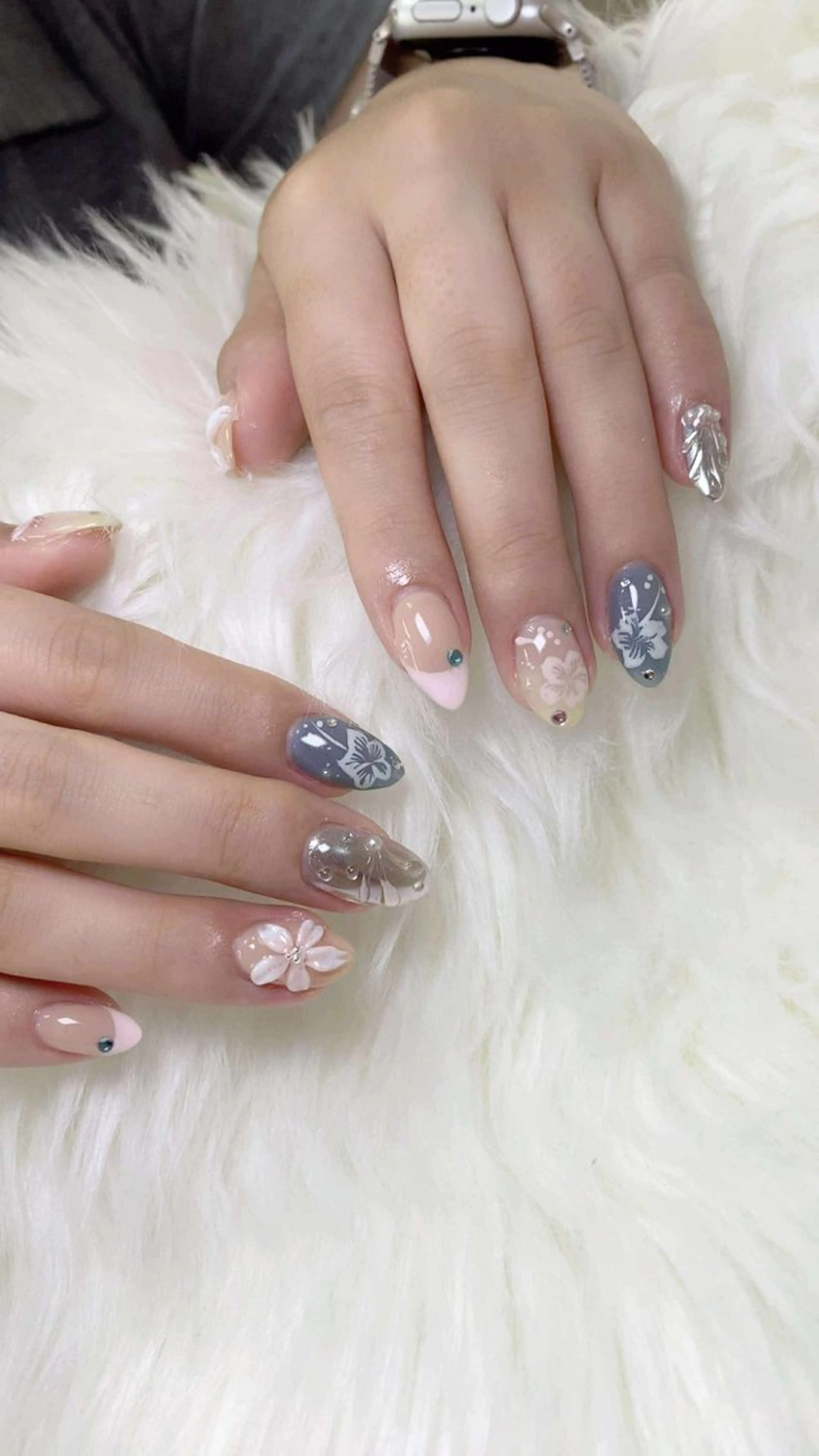 ネイル ハンドネイル ハンドケア Hara Nail 【パラジェル使用】のネイルデザイン