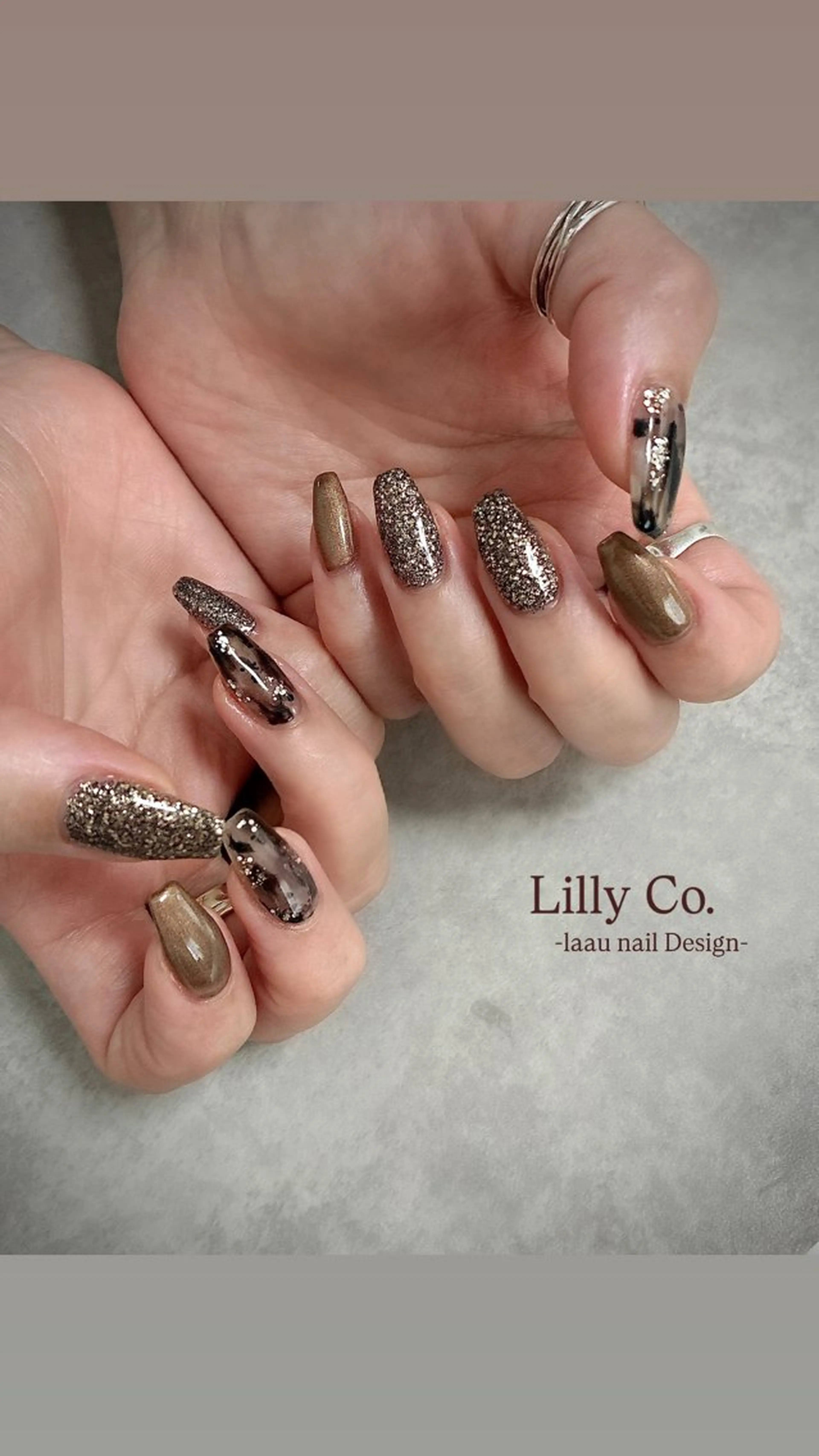 ネイル ニュアンスネイル Lilly Co.のネイルデザイン