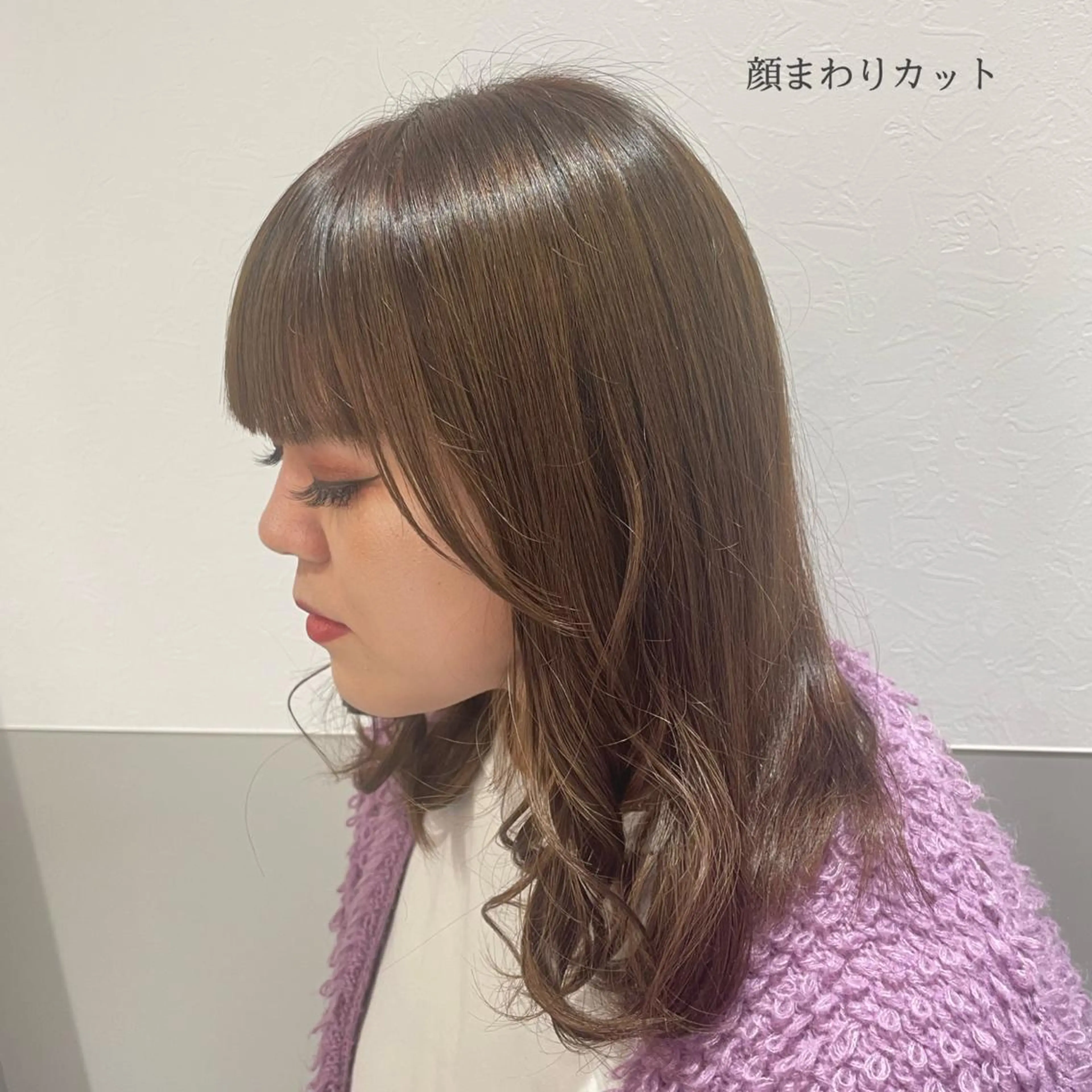 ［hair menu💇🏽‍♀️］前髪＋顔まわりカット✂︎の写真