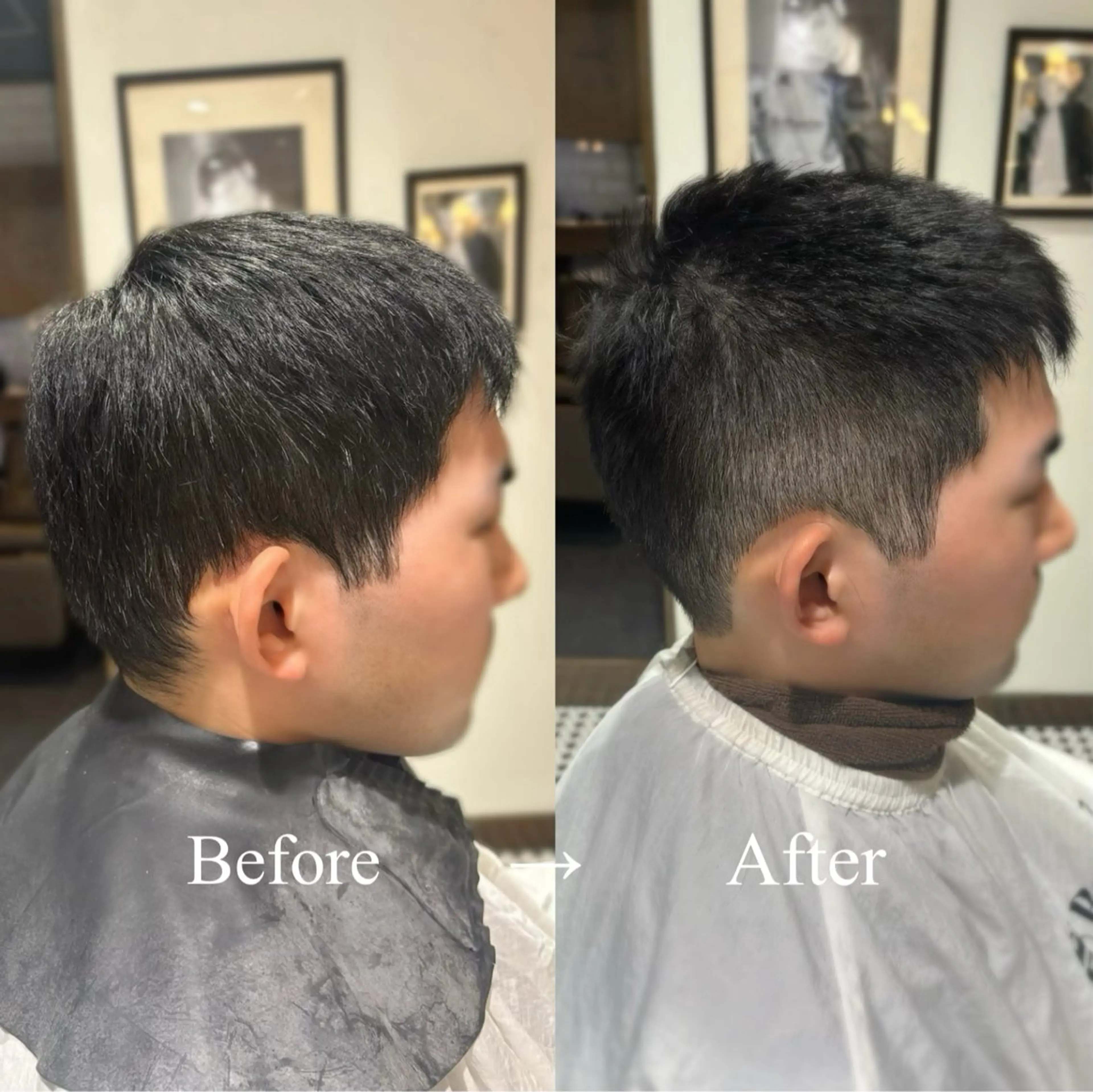 ショート メンズ レイヤーカット/艶髪 /パーマaikoのヘアスタイル