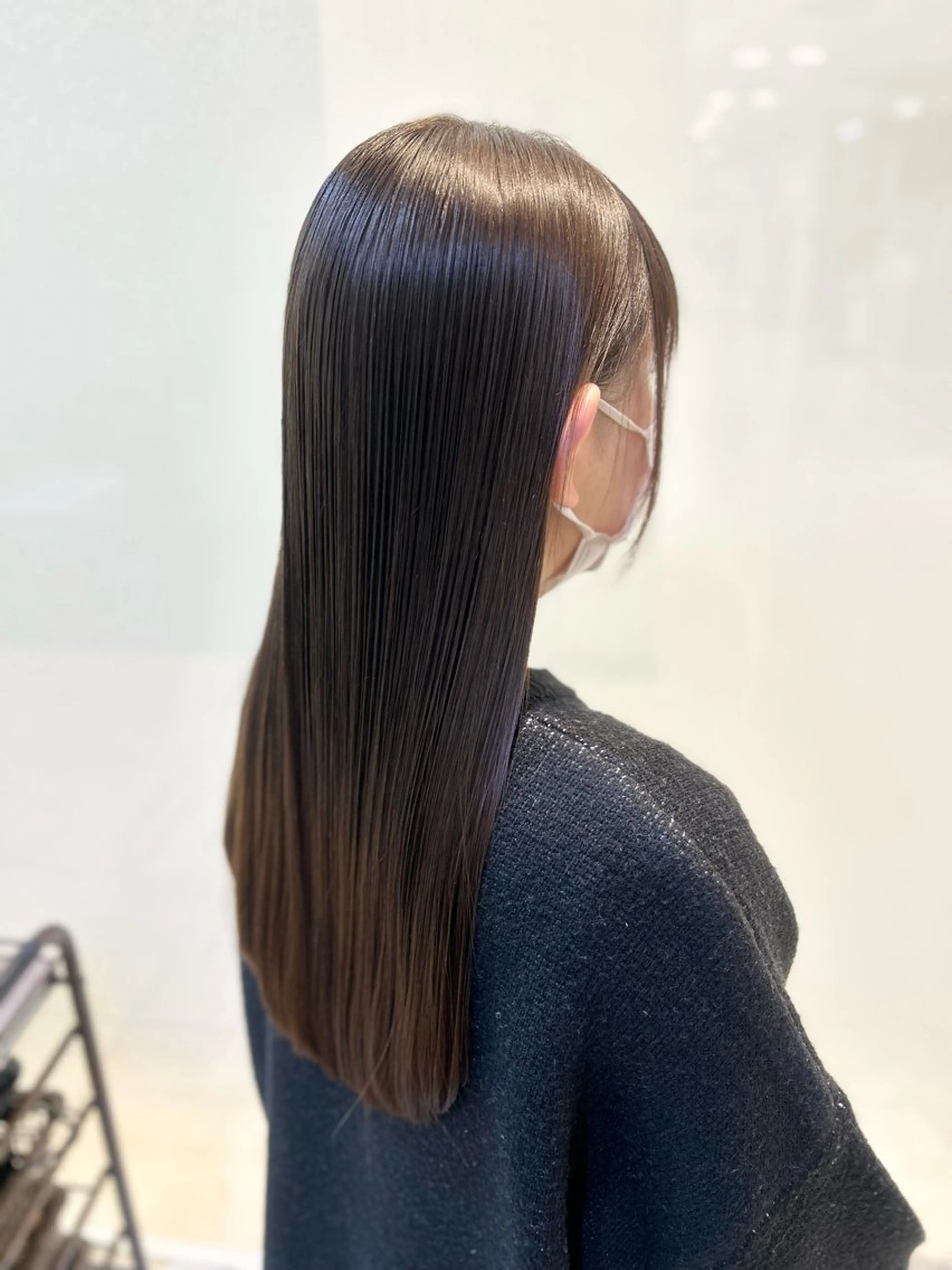 ロング パーマ カット 縮毛矯正 トリートメント 髪質改善/縮毛矯正 ササキナツミのヘアスタイル