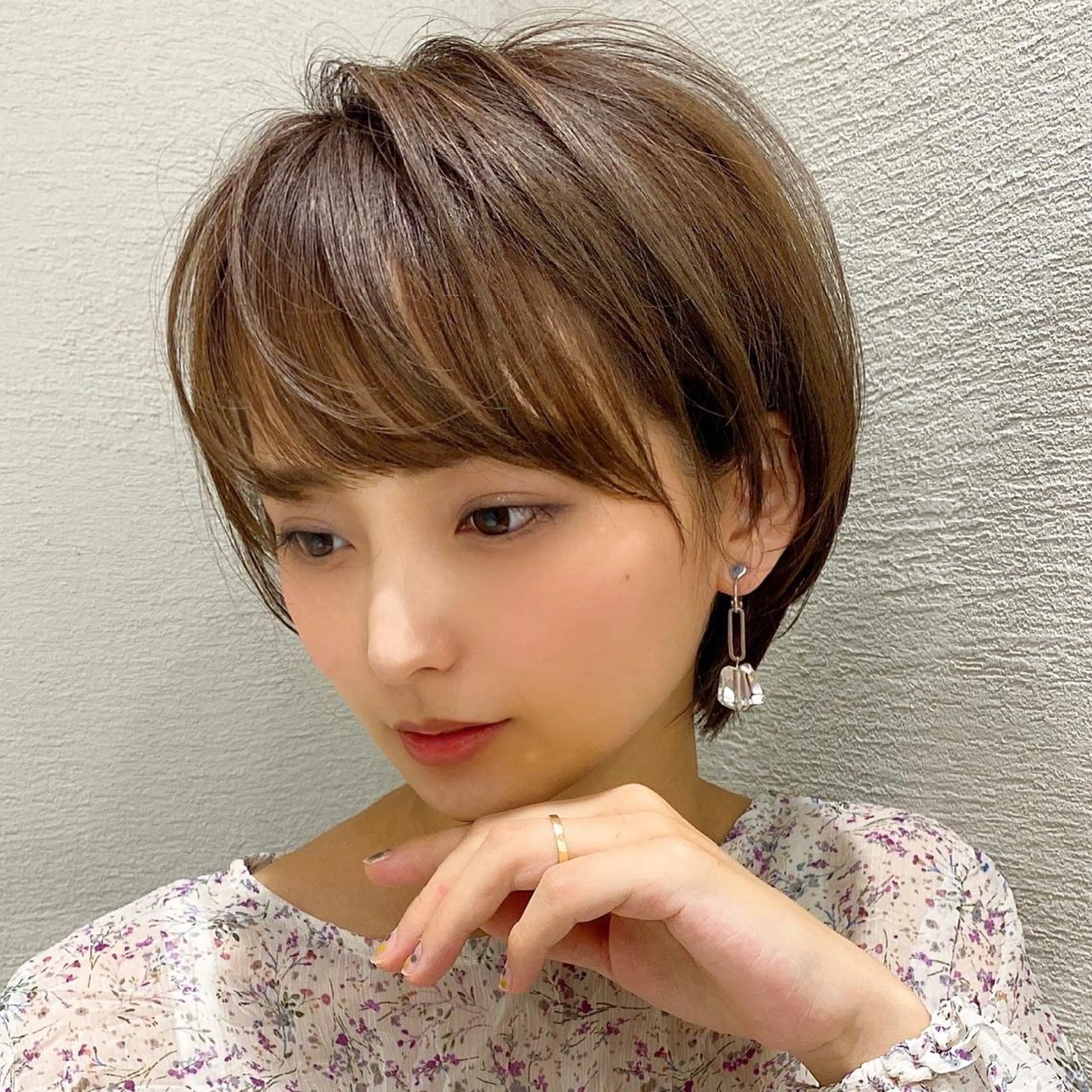 ショート カラー パーマ ヘアアレンジ キッズ ネイル マツエク・マツパ ショートヘア トリートメント ニュアンスネイル ショートネイル ニュアンスパーマ カット パーマ ショートの神✨AFL OAT 井上康平のヘアスタイル