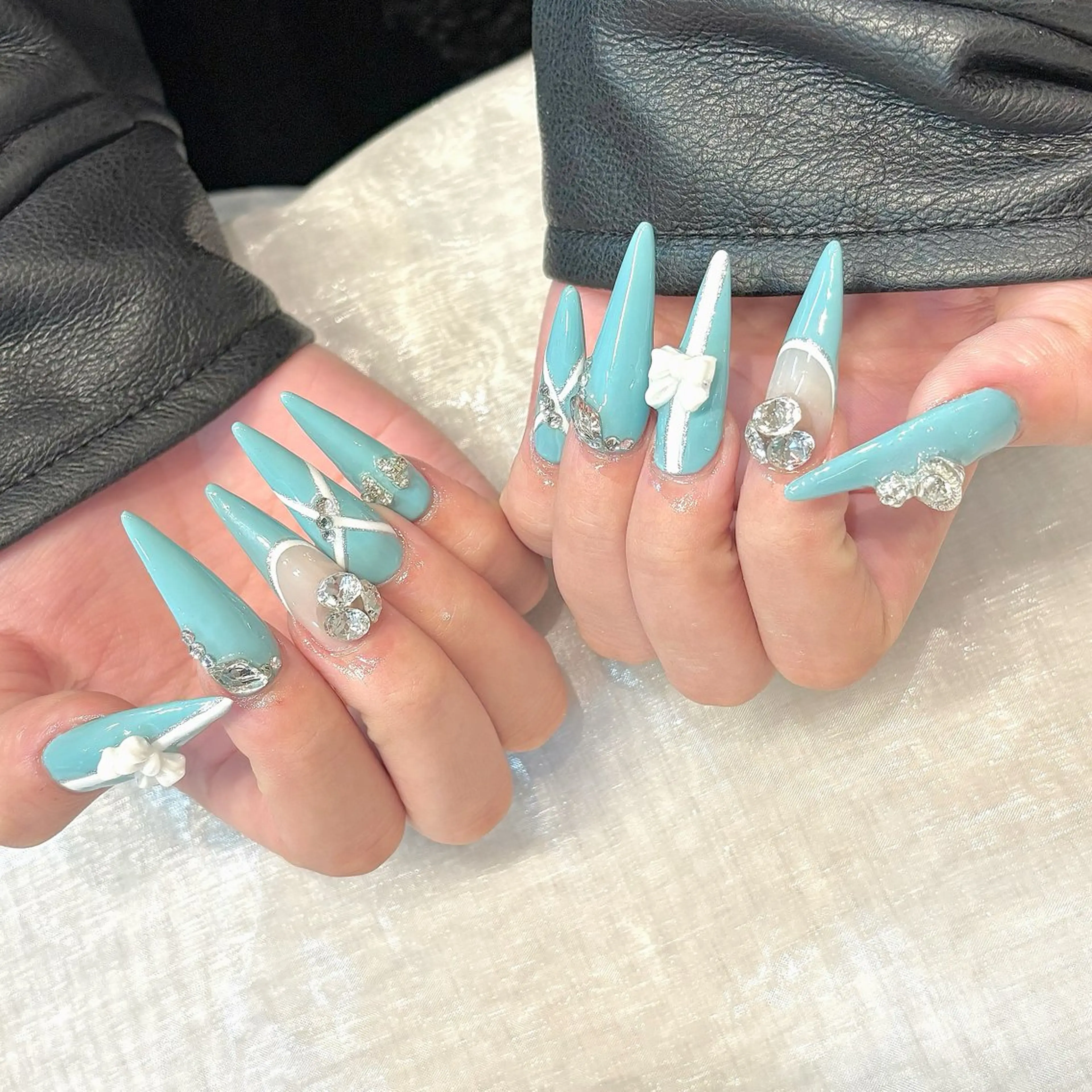 ネイル ロングネイル スカルプネイル ハンドネイル Chipie_ ayanoのネイルデザイン