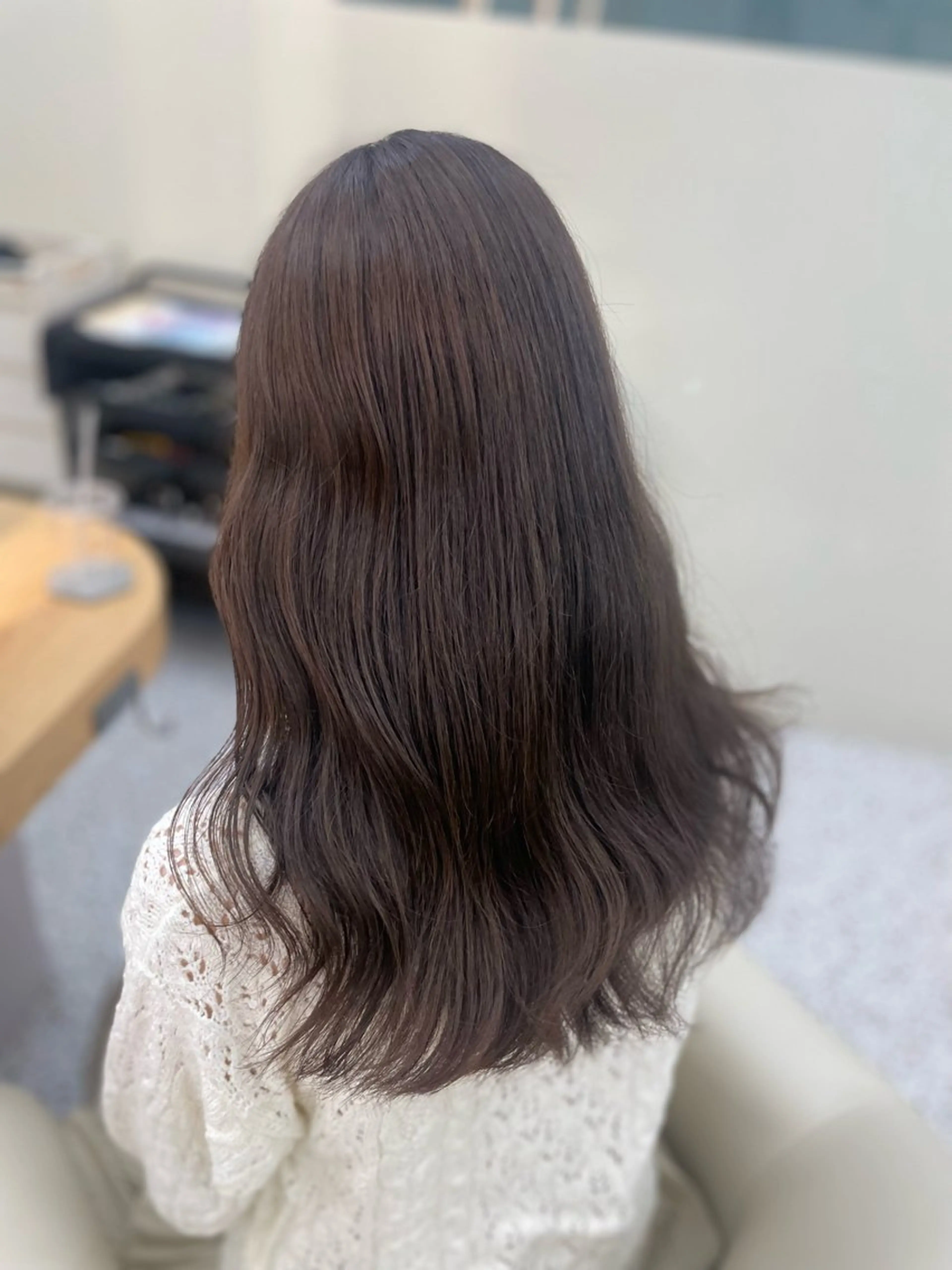 ロング アッシュ アッシュブラウン ヘアカラー 髪質改善/艶カラー✨ 𝔂𝓾𝓴𝓲のヘアスタイル