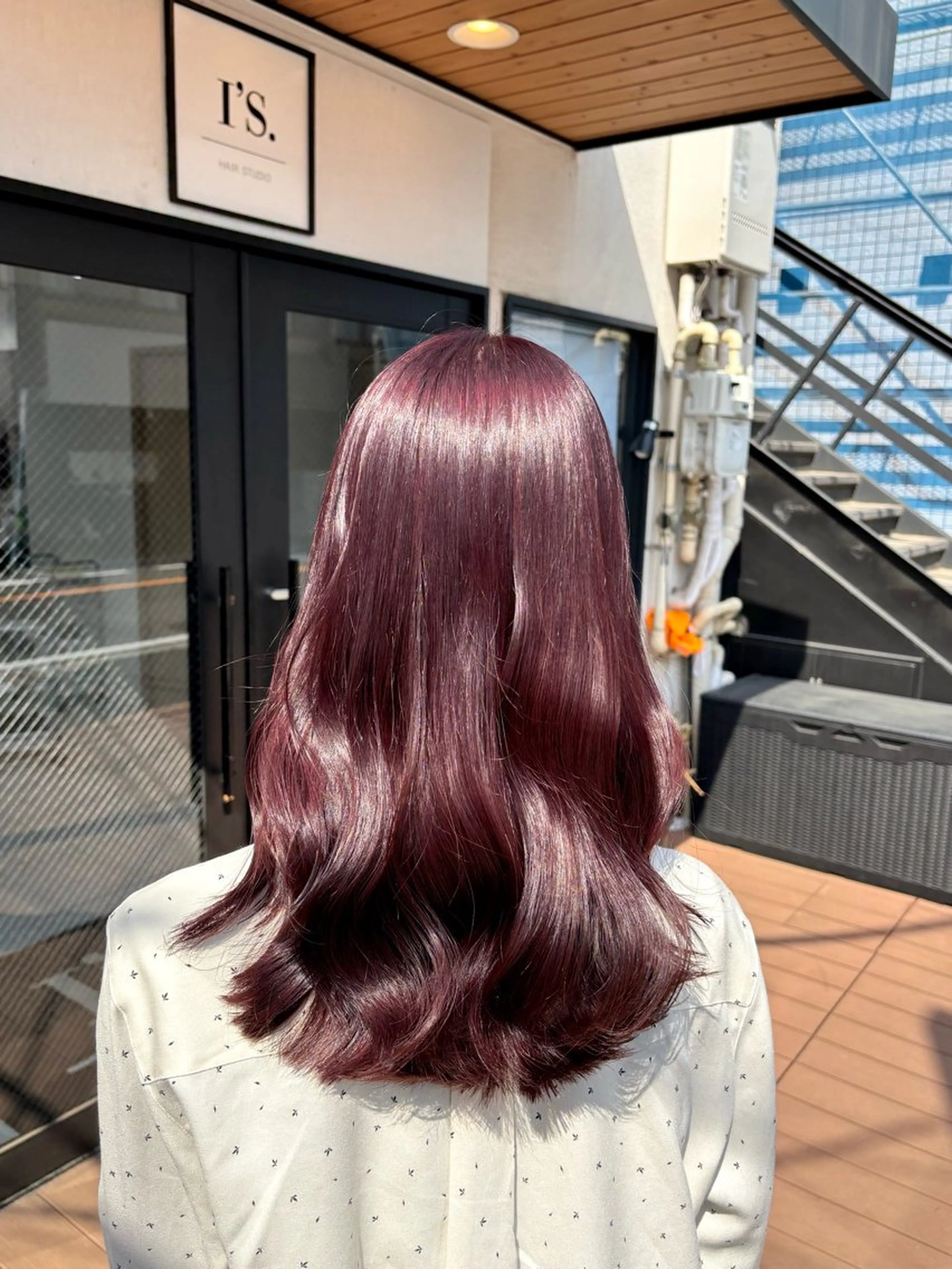ロング ヘアカラー トリートメント ヘッドスパ ヘアセット I S所属・🌿透明感カラー 縮毛矯正✨かずきのヘアスタイル