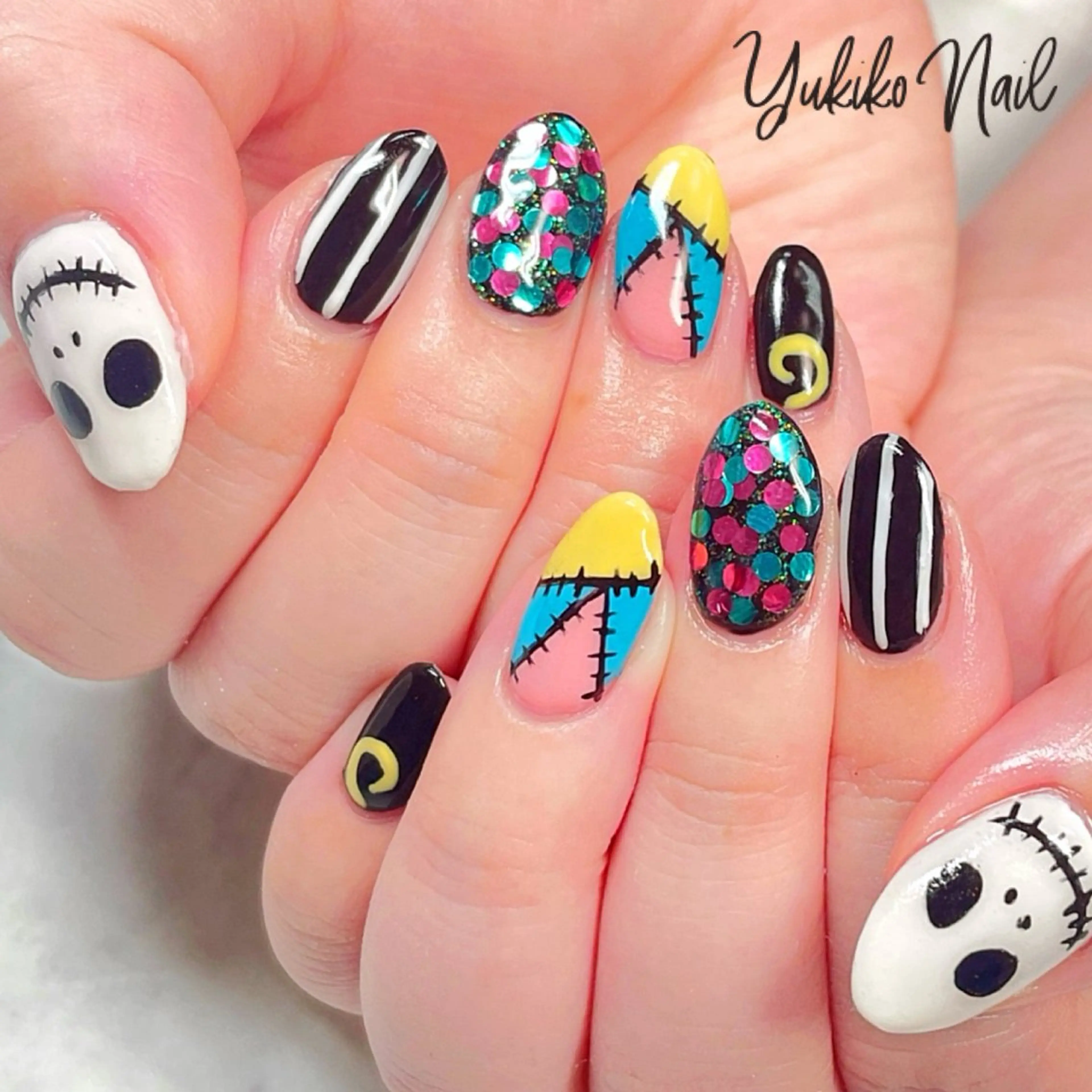 ネイル ハロウィン ハンドネイル ユキコ ネイルのネイルデザイン