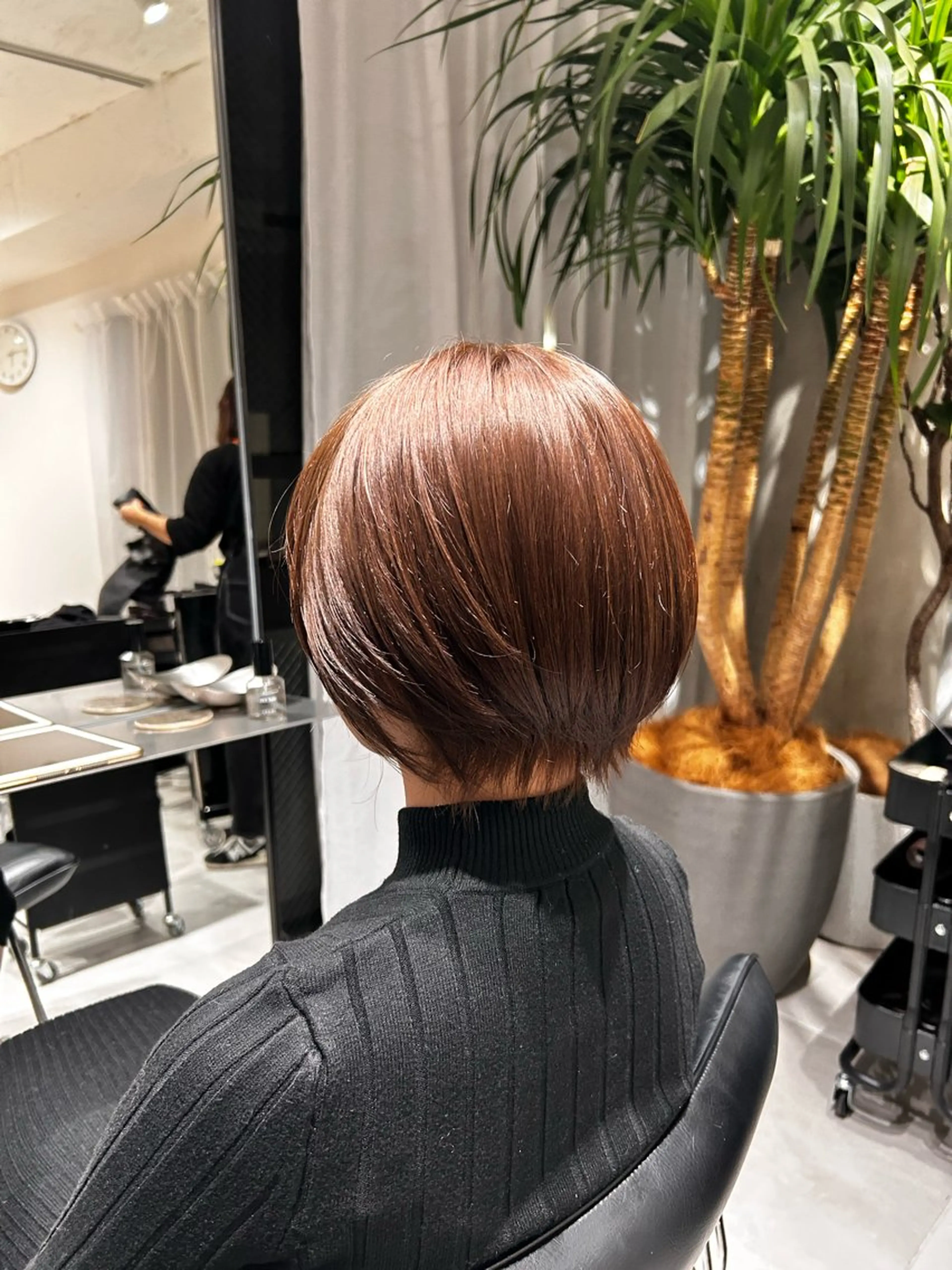 ショート 暗髪🐈‍⬛艶髪☔︎ 愛弥のヘアスタイル