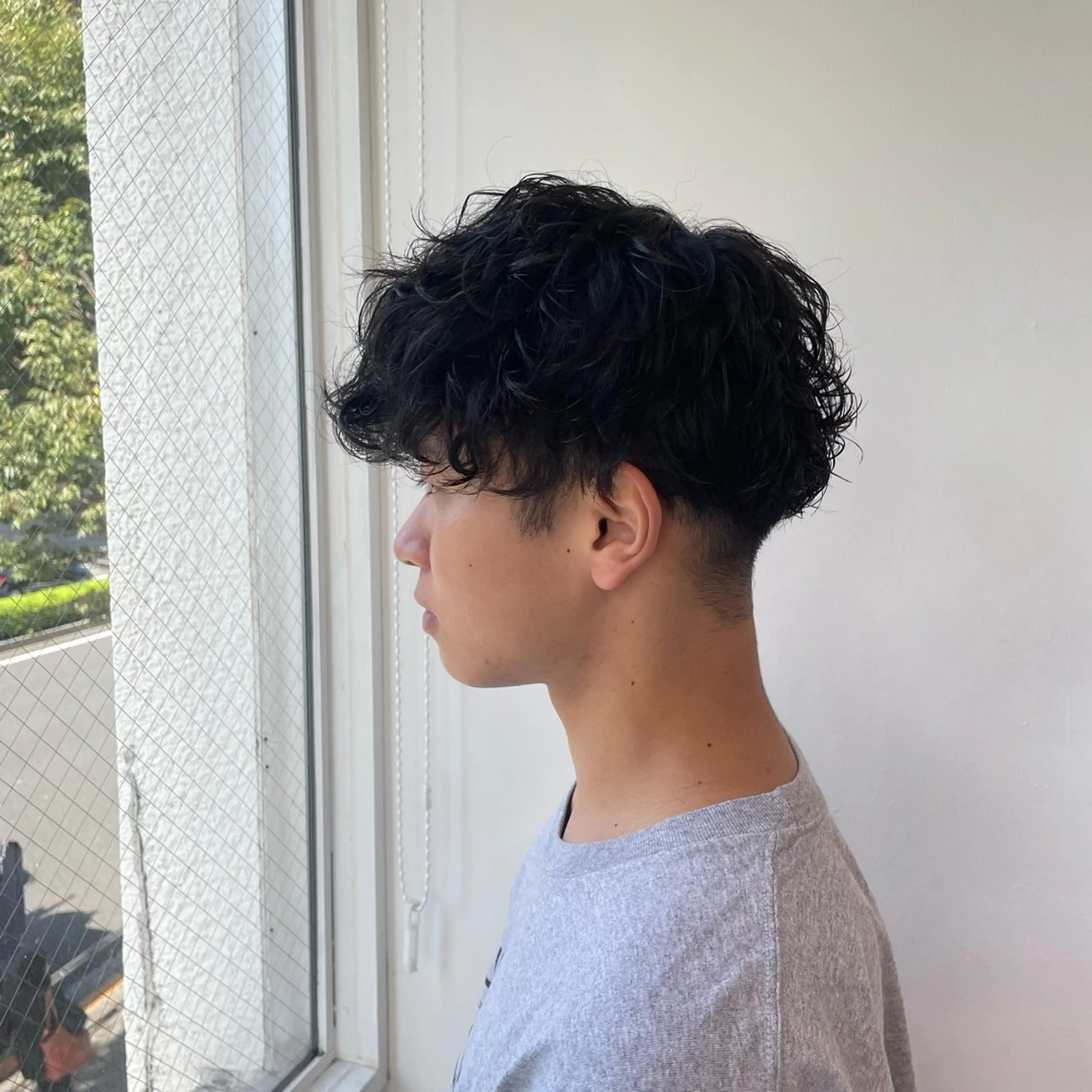 メンズ パーマ 盛れる暖色🎀ガーリ ーヘア🎀きっかのヘアスタイル