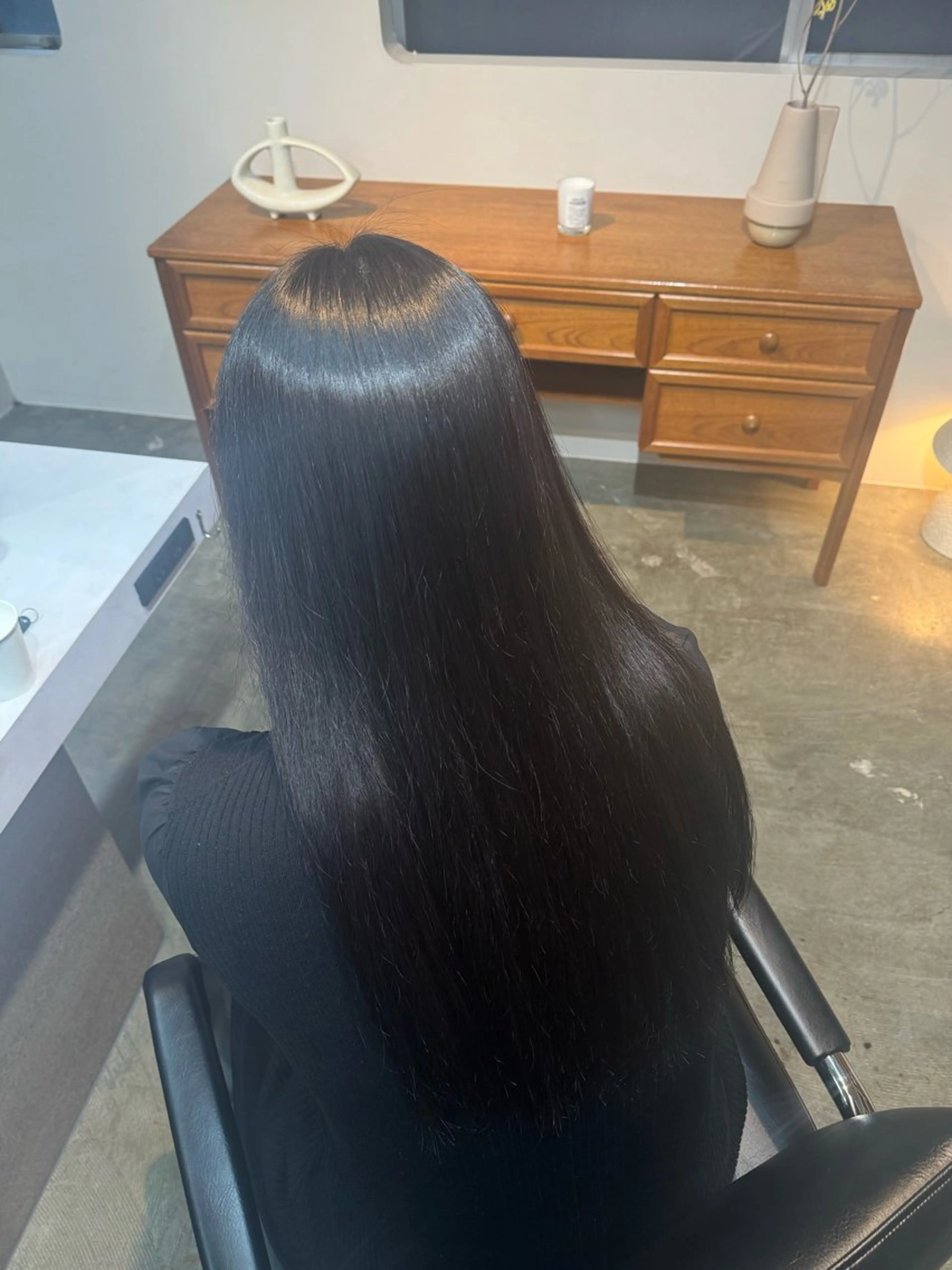 ミディアム 縮毛矯正 カット ヘアカラー 縮毛矯正 トリートメント POOL京橋店所属・カイリ 【POOL】のヘアスタイル