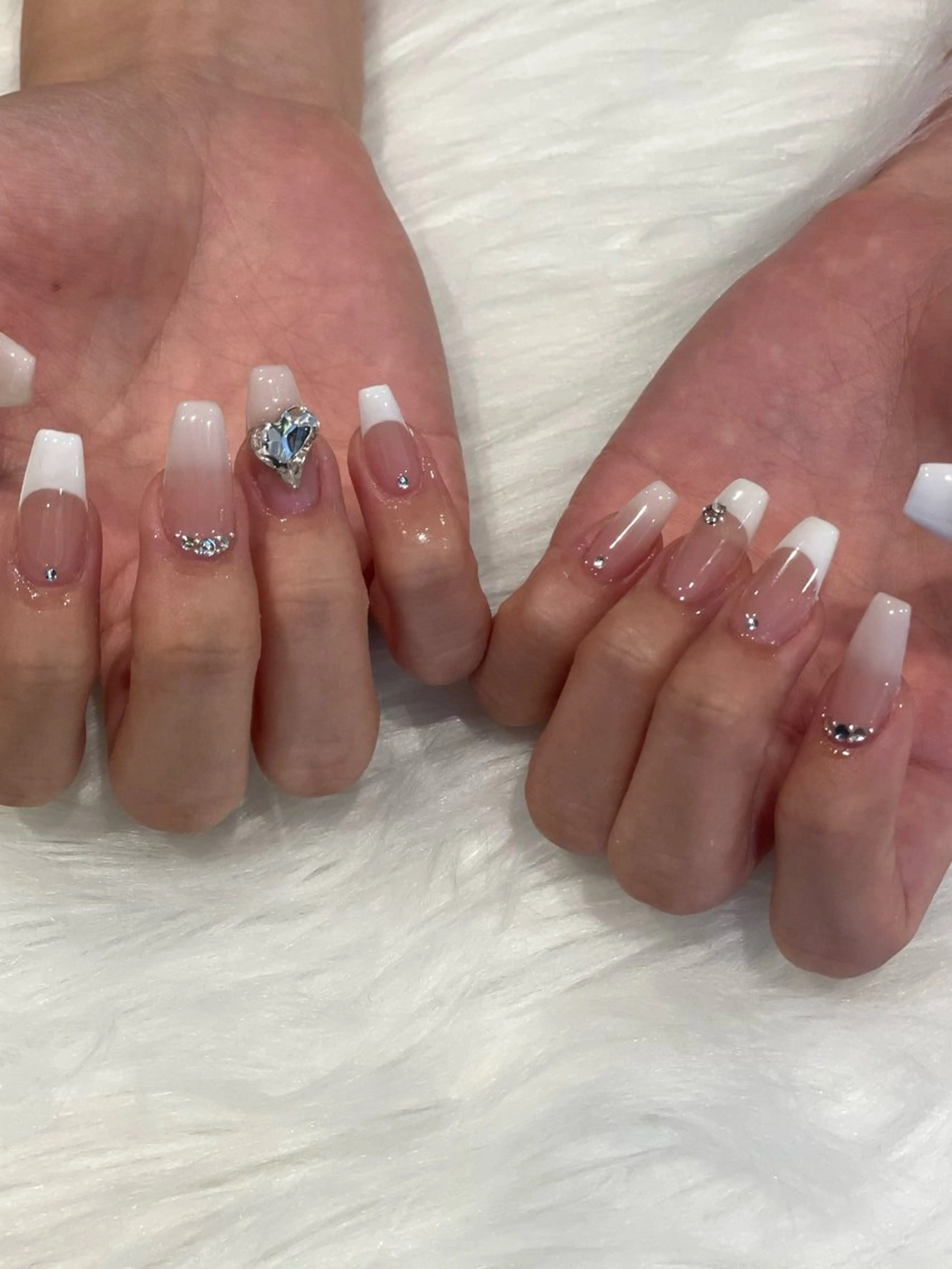 ☆クリアベースフレンチ、ミラーフレンチ◆オフケアフィルイン込み♪の写真