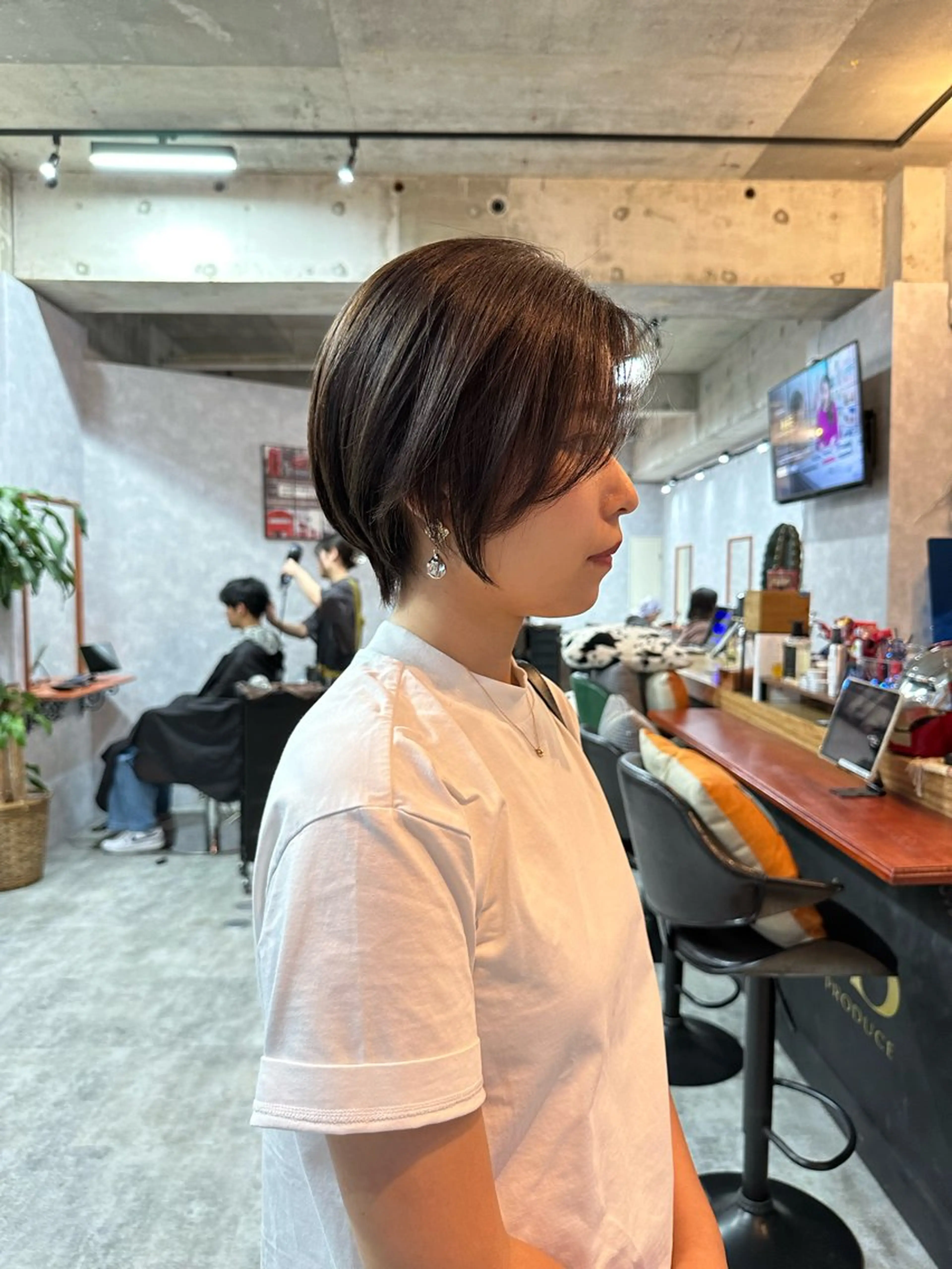 ショート 切りっぱなしボブ ショートボブ ハンサムショート 丸みショート ボブ カット トリートメント C’LD hair  produce /シールドヘア所属・モテ髪/ボブ/ショー ト/アダチフウトのヘアスタイル