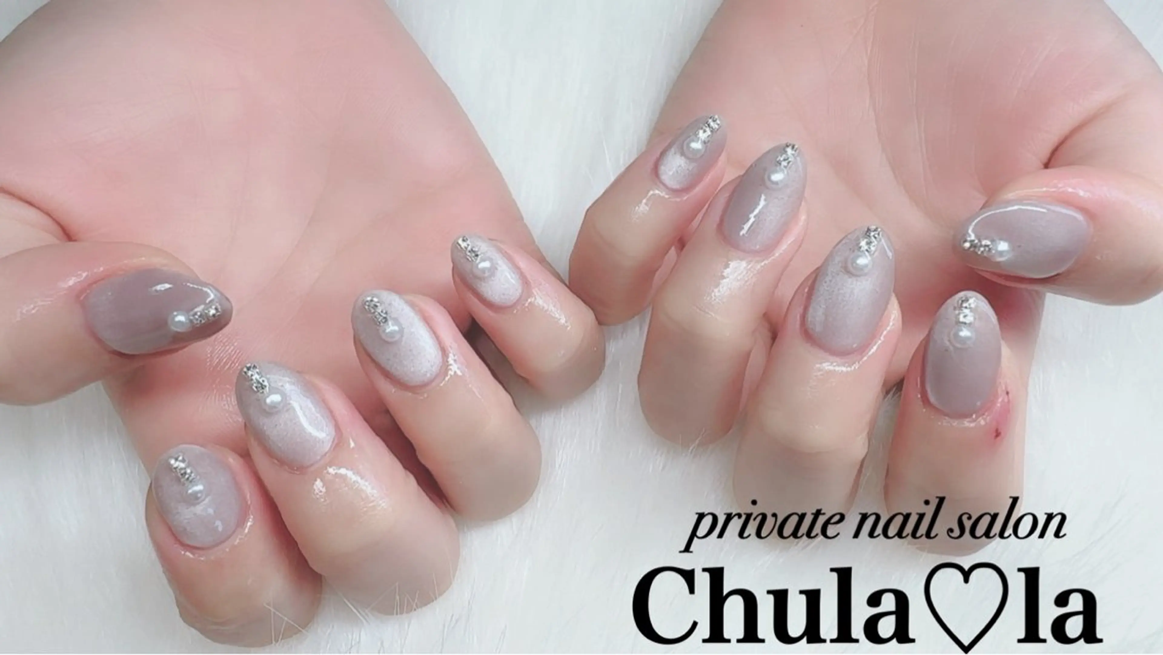 ネイル マグネットネイル ストーンネイル ハンドネイル Chula♡la 豊見城市高安のネイルデザイン