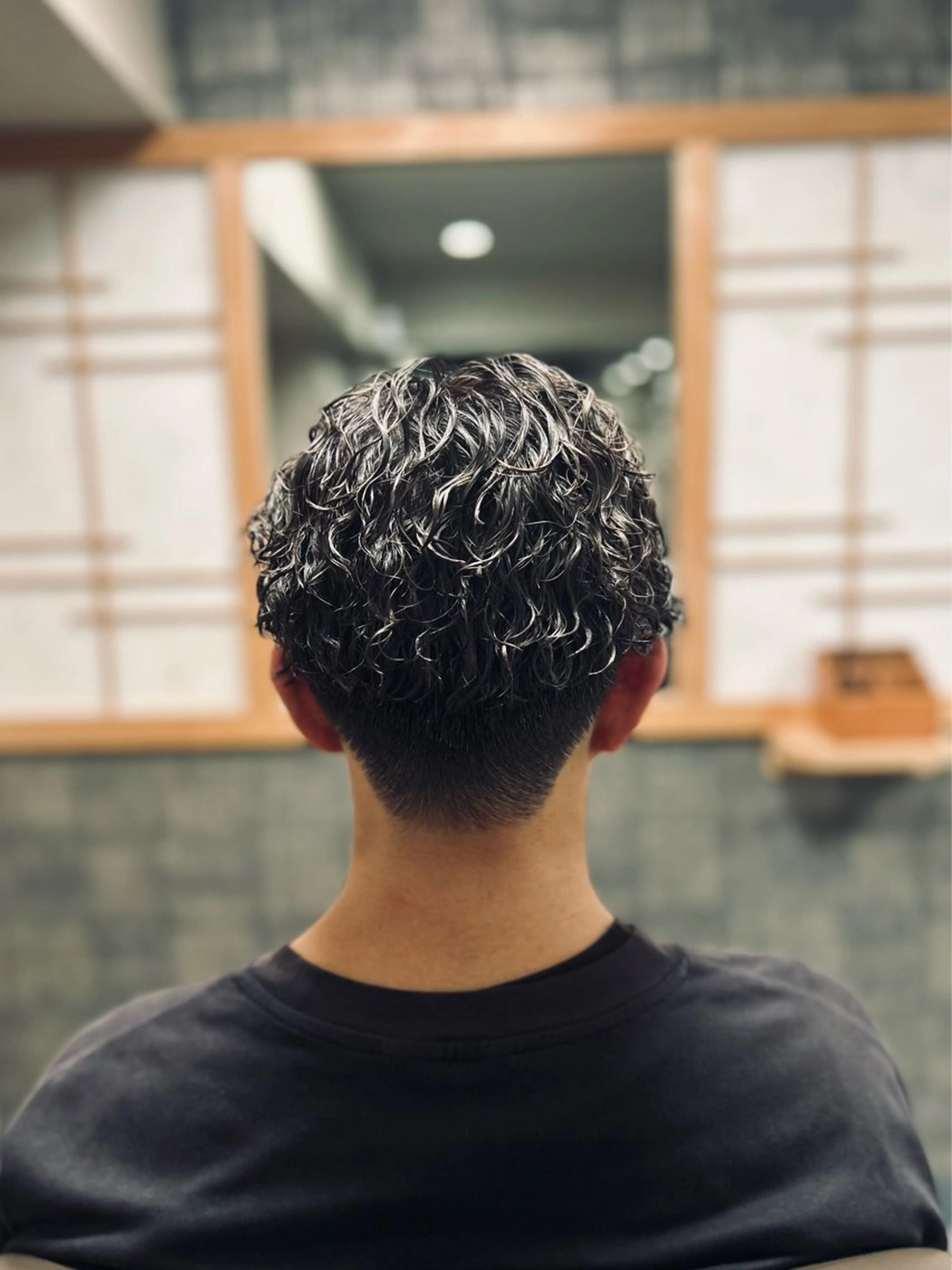 ミディアム パーマ メンズ カット パーマ メンズカット/ 雄大のヘアスタイル