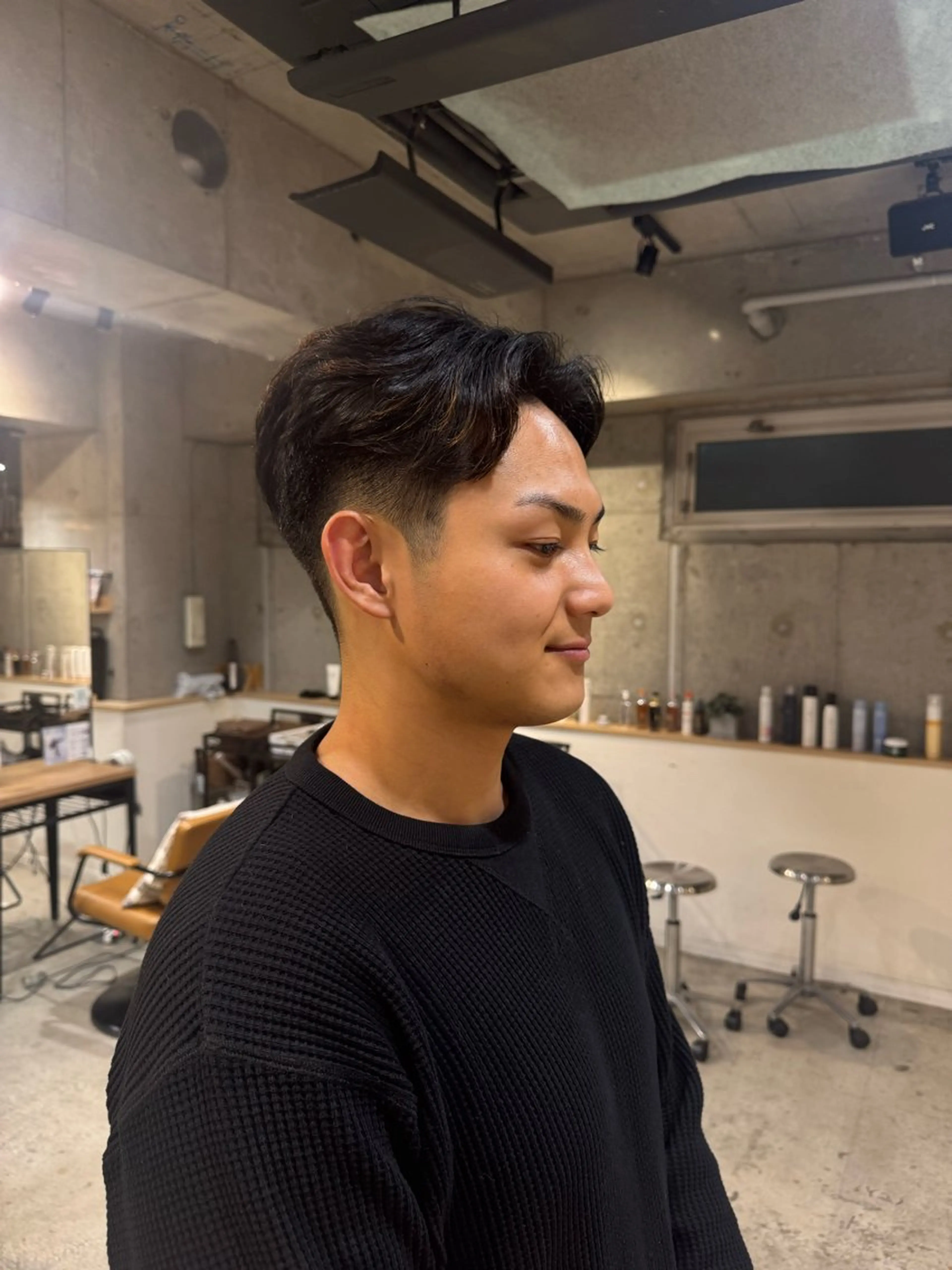 メンズ La Bonheur hair parfait所属・谷本虎太郎 レイヤー🌈ボブのヘアスタイル