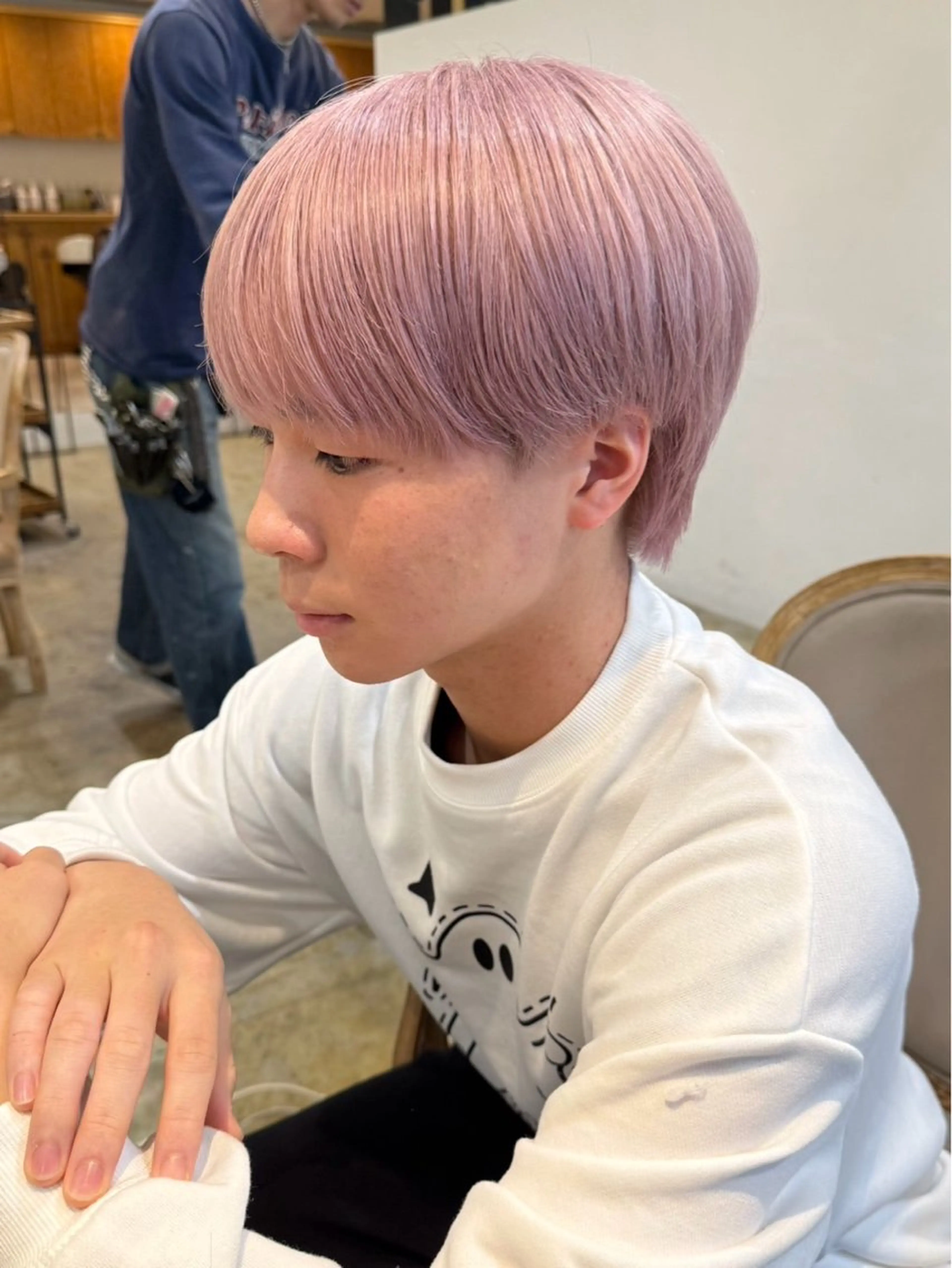 ショート カラー メンズ 山本 正人のヘアスタイル