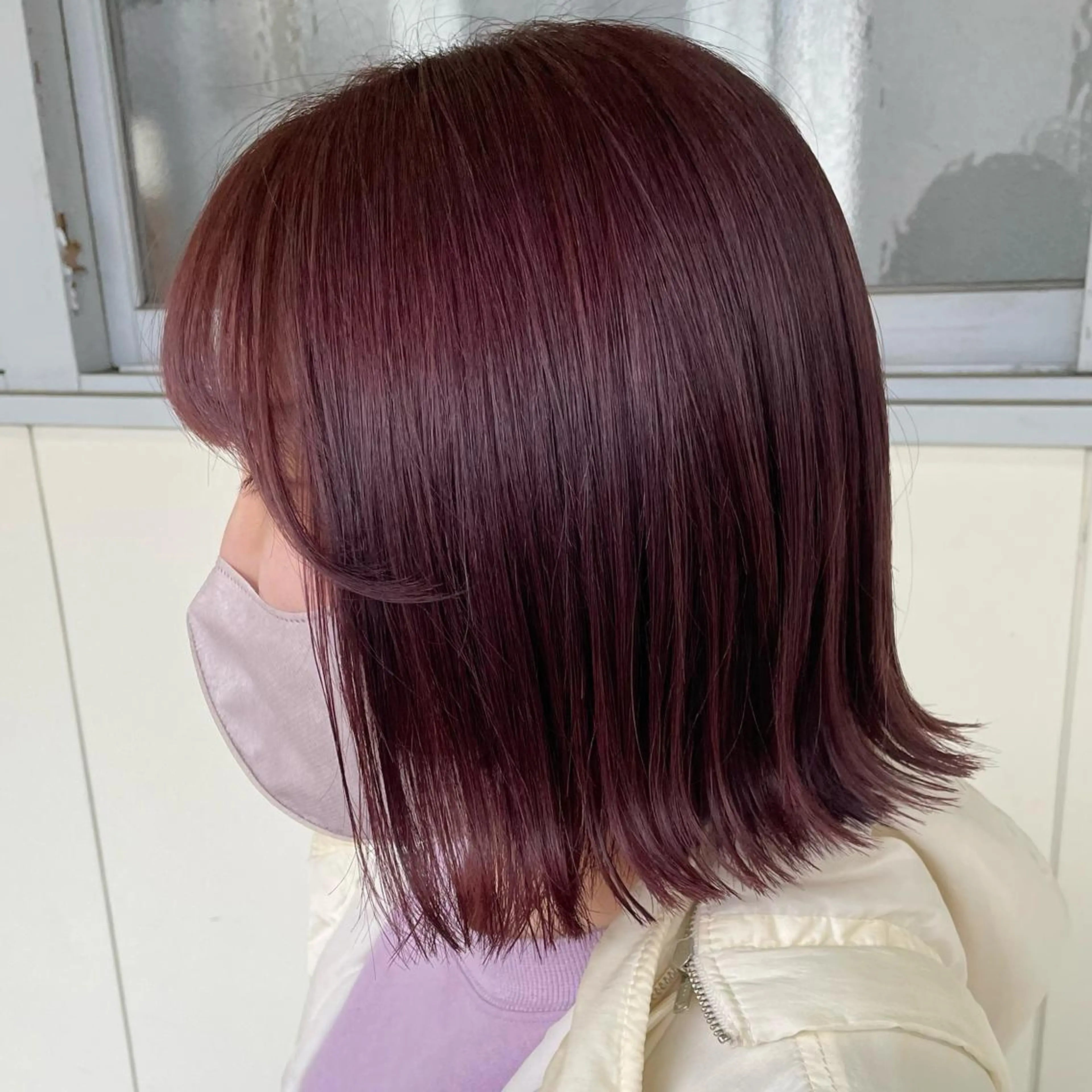 ミディアム カラー ヘアアレンジ カット ヘアカラー トリートメント maoブリーチ無し 似合わせカラーのヘアスタイル