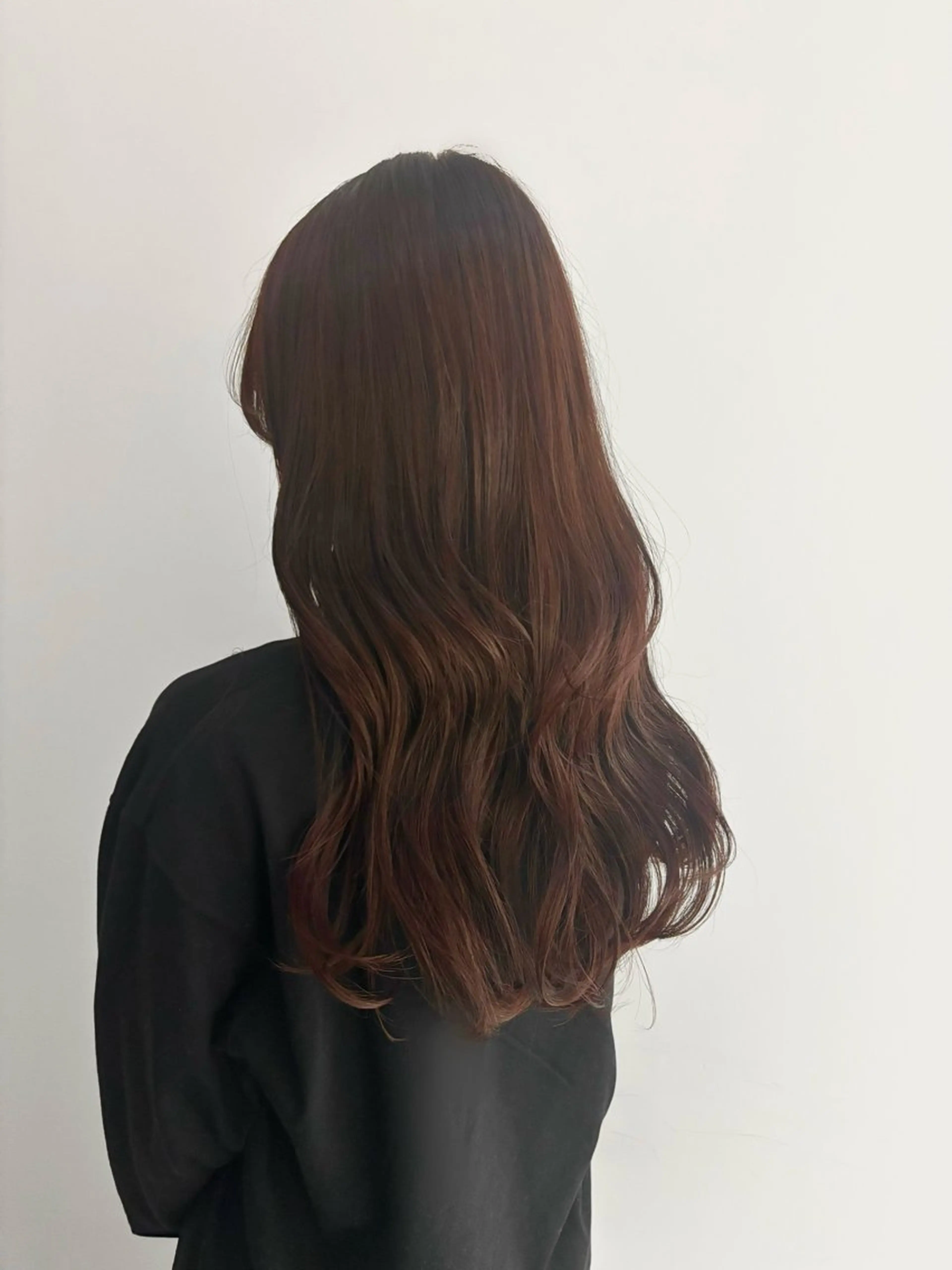 ロング カラー カット ヘアカラー トリートメント ヘッドスパ ヘアセット 久米寿李恵 くめじゅりえのヘアスタイル