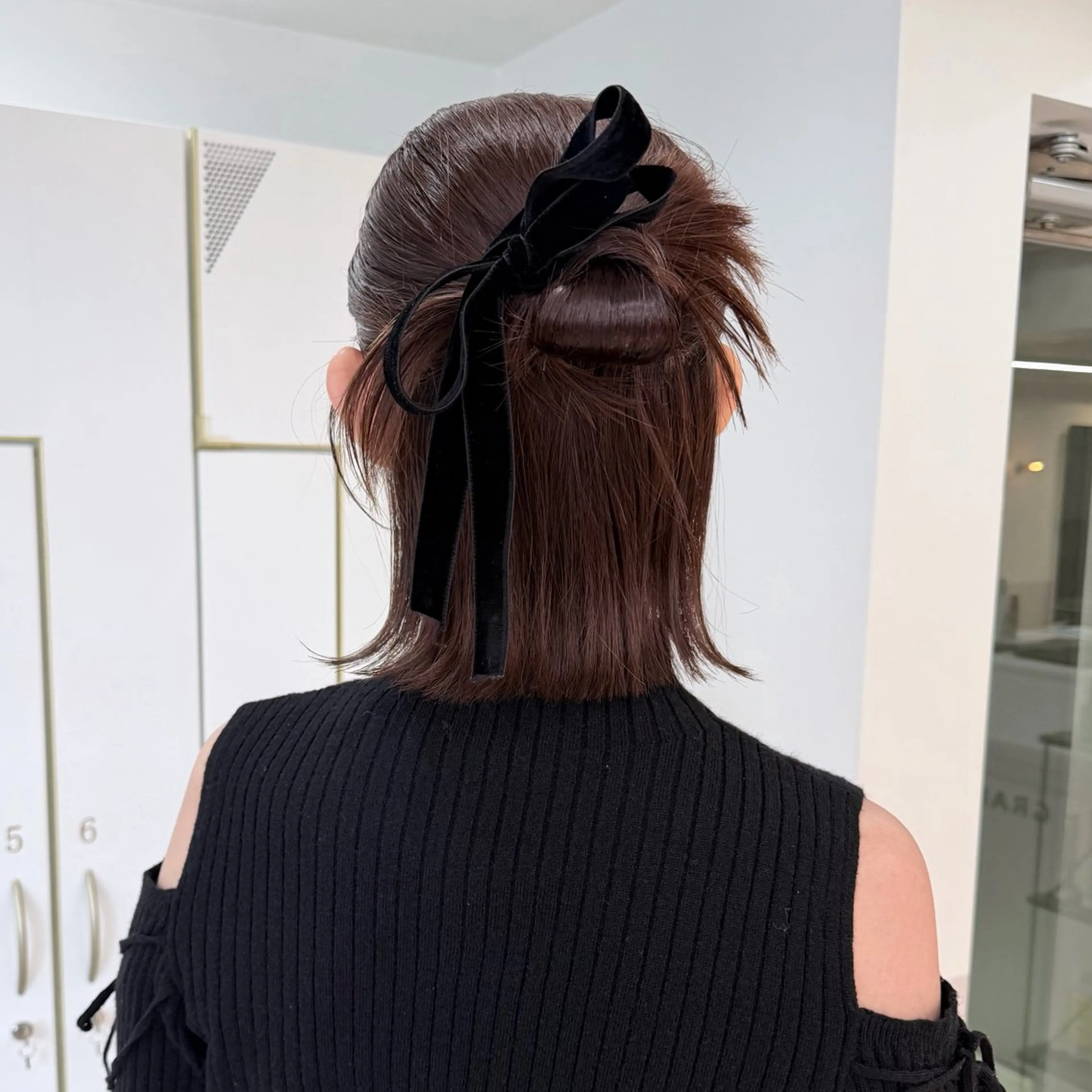 ヘアアレンジ ボブ ヘアセット マミ☁️ヘアセット /お呼ばれヘア/銀座のヘアスタイル
