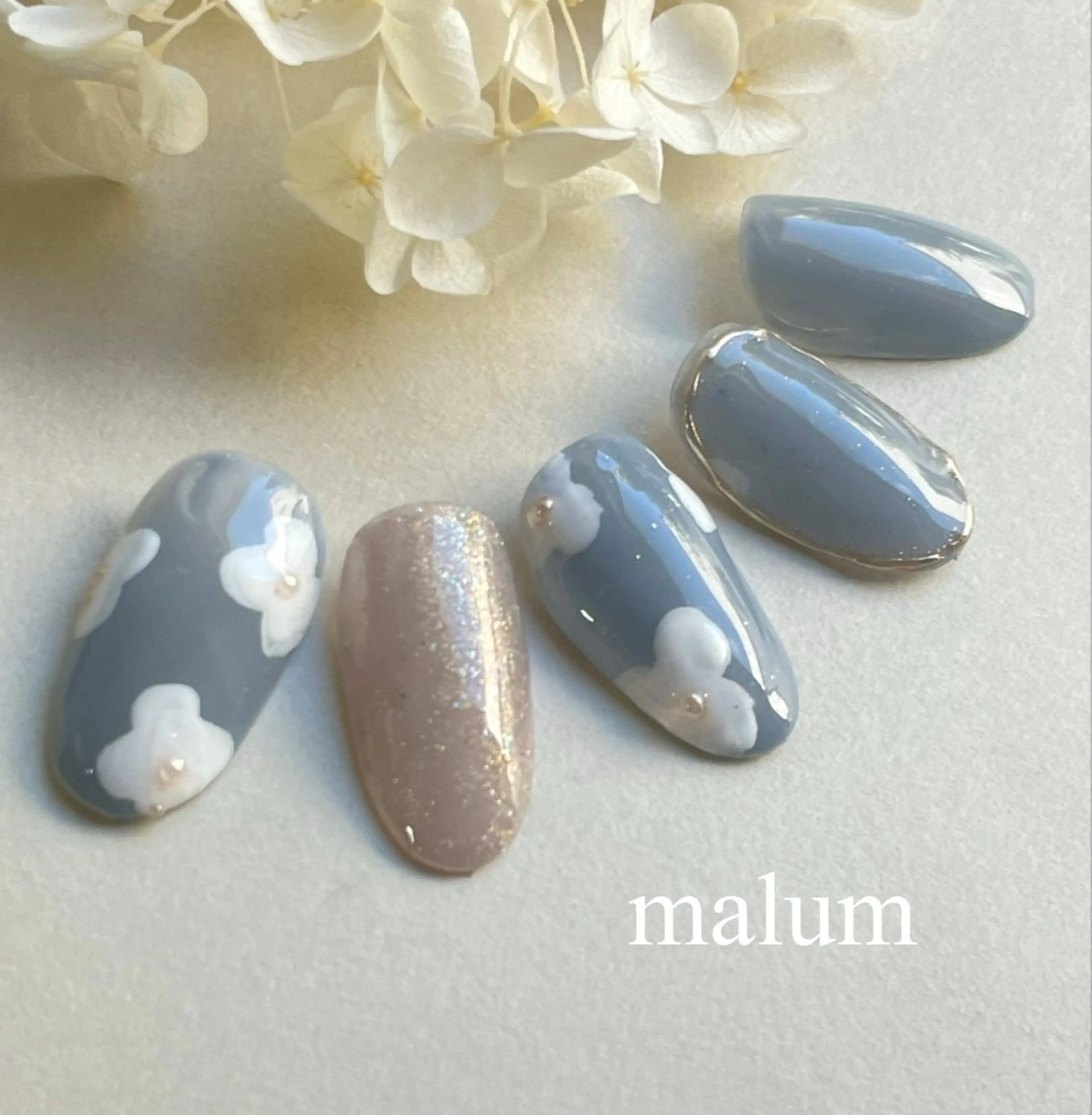 ネイル ハンドネイル malum nailのネイルデザイン