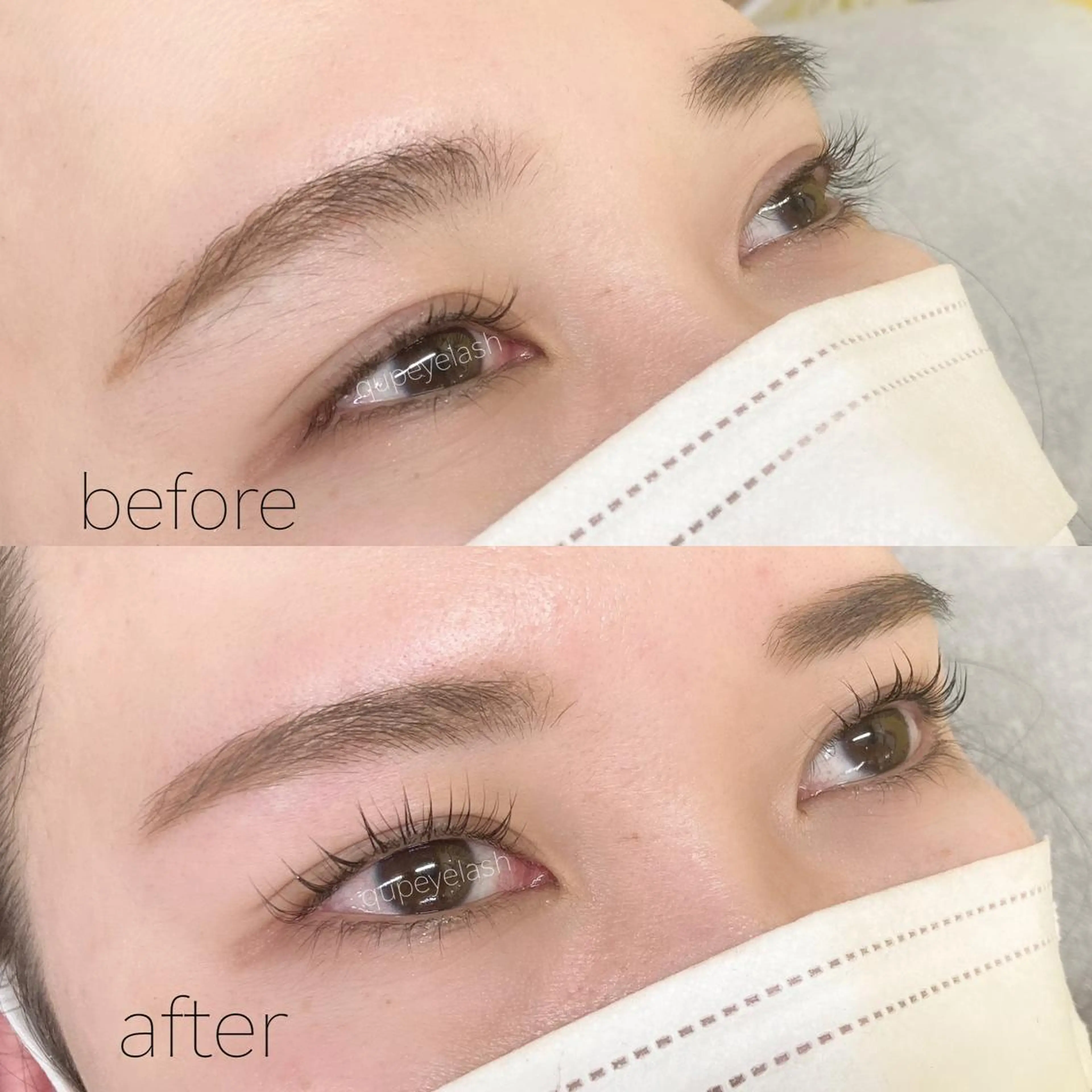 マツエク・マツパ 一重×まつ毛パーマ クプ アイラッシュのマツエク・マツパデザイン