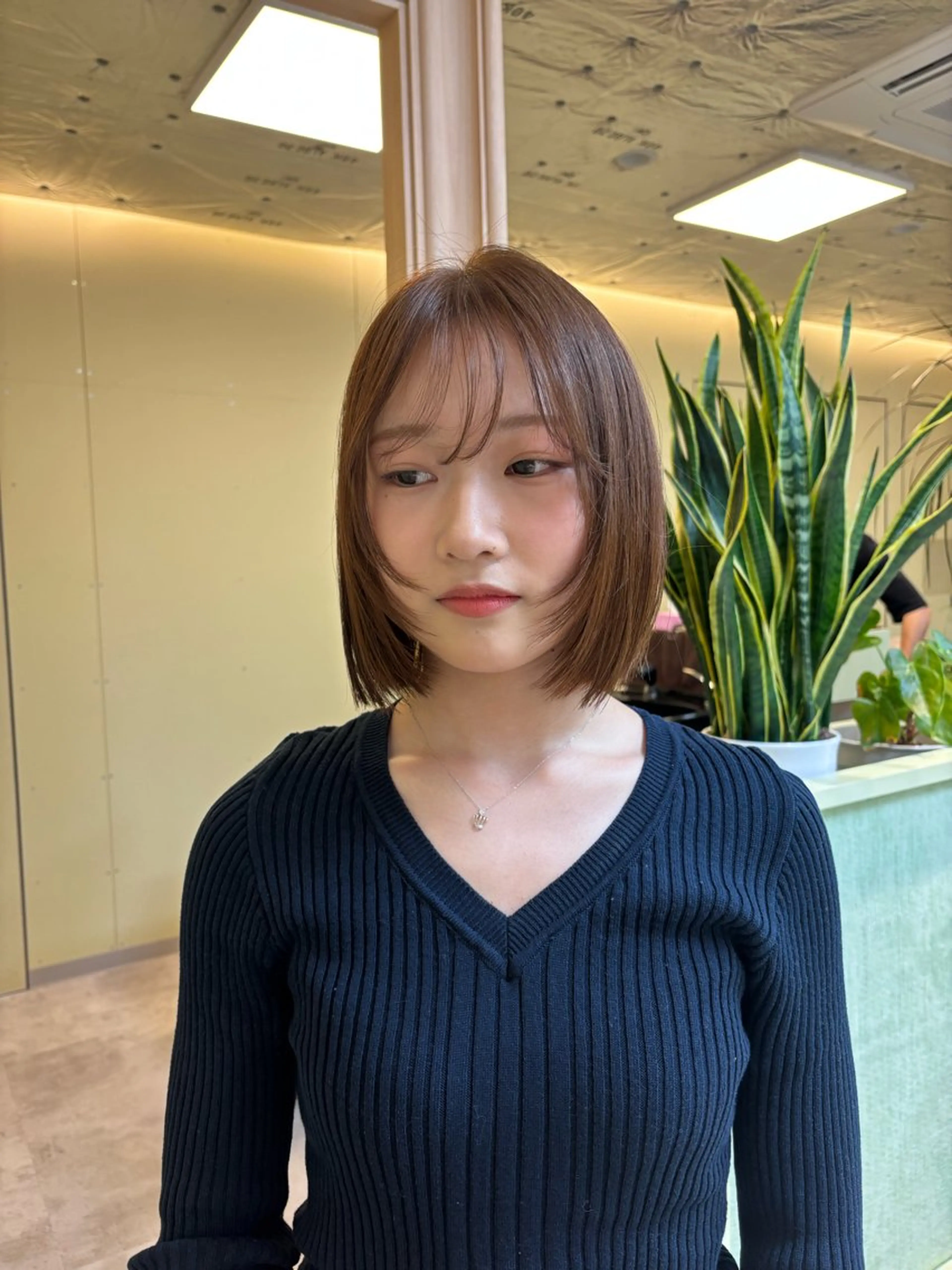 ショート カット ヘアカラー トリートメント 竹田 佳奈のヘアスタイル