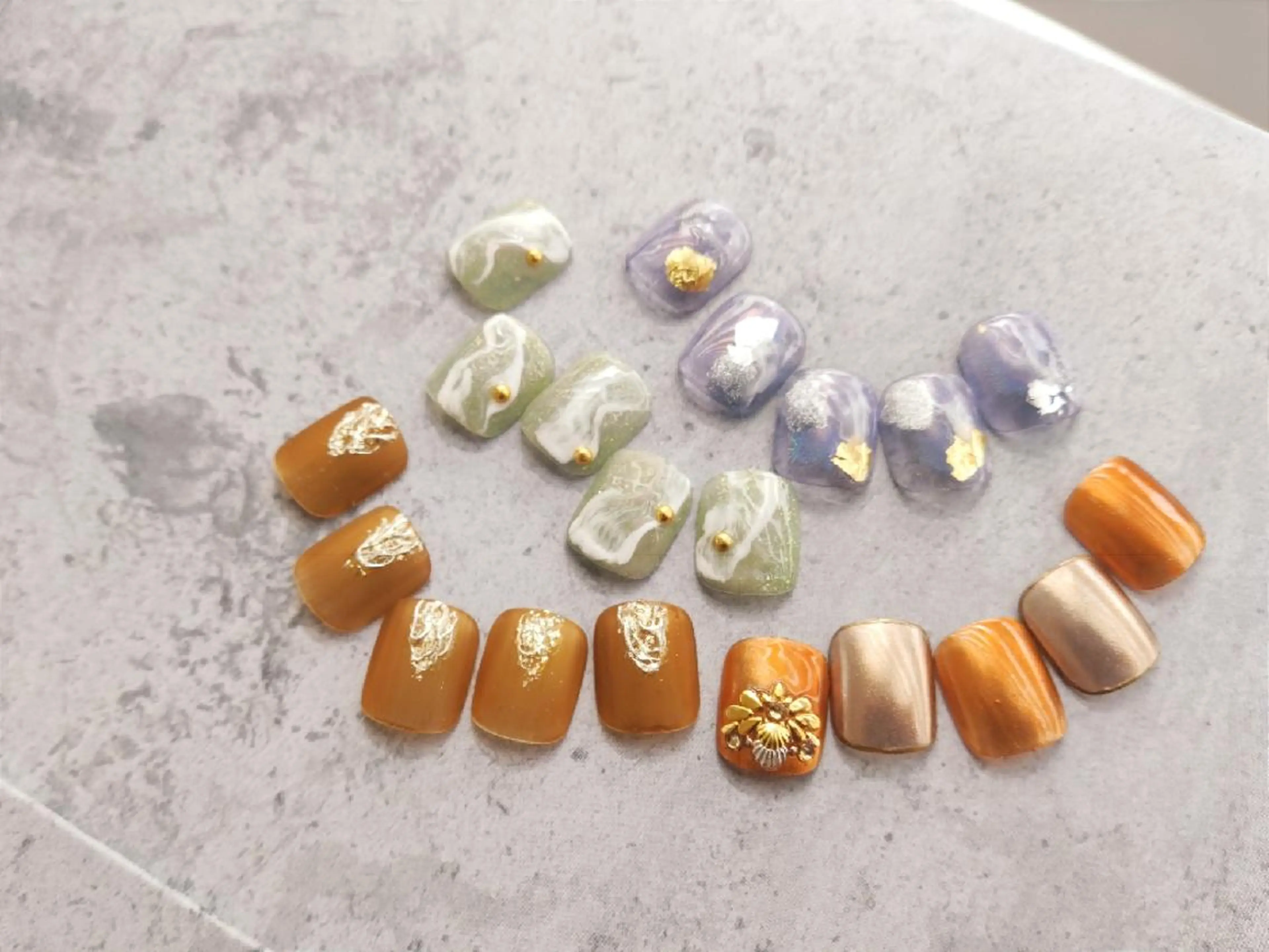 ネイル フットネイル ジェルネイル ニュアンスネイル パラジェル 川畑爪商店 品川高輪 同時施術が人気🌿のネイルデザイン