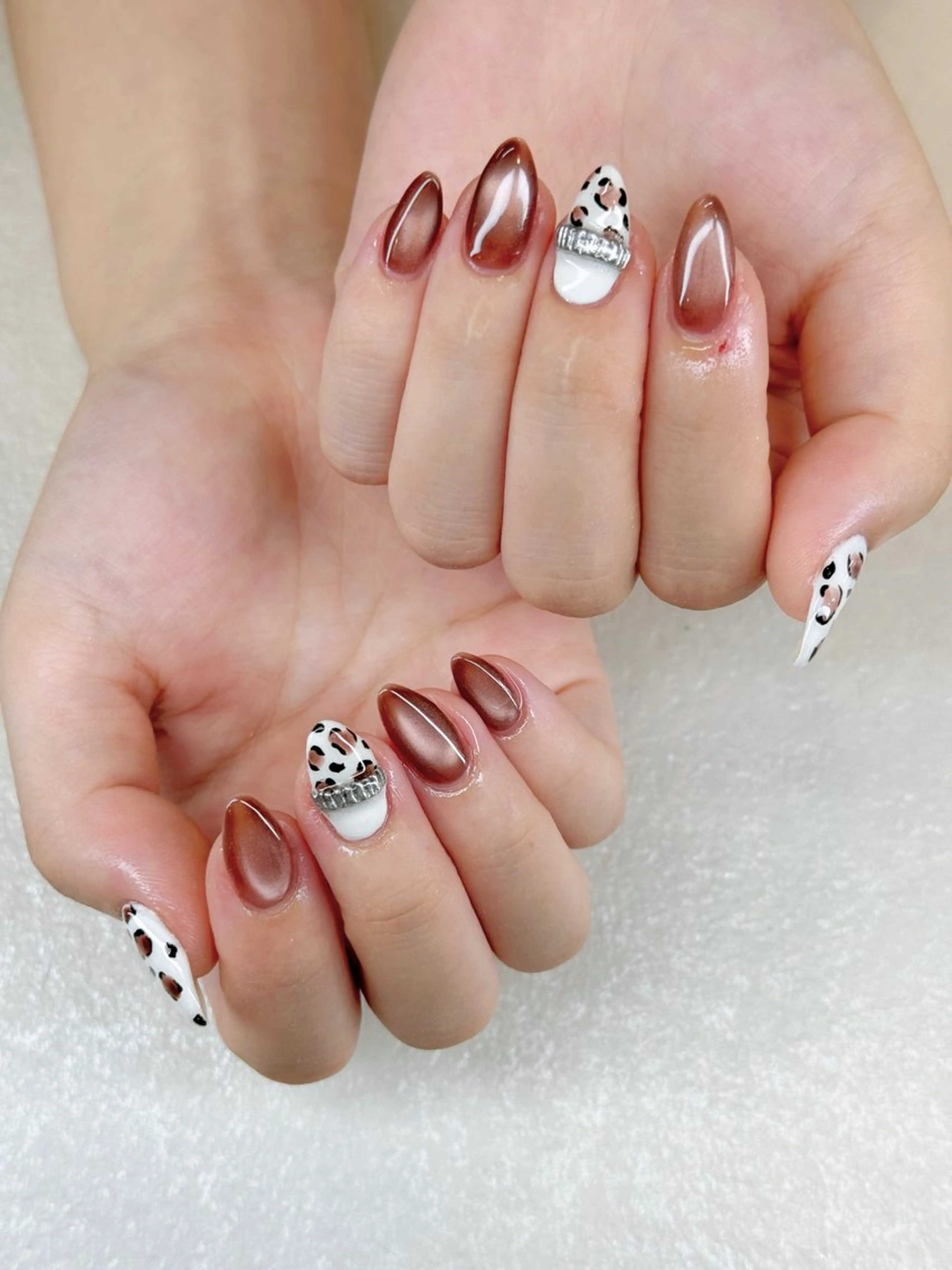 ネイル Agate miku🎀‧₊のネイルデザイン