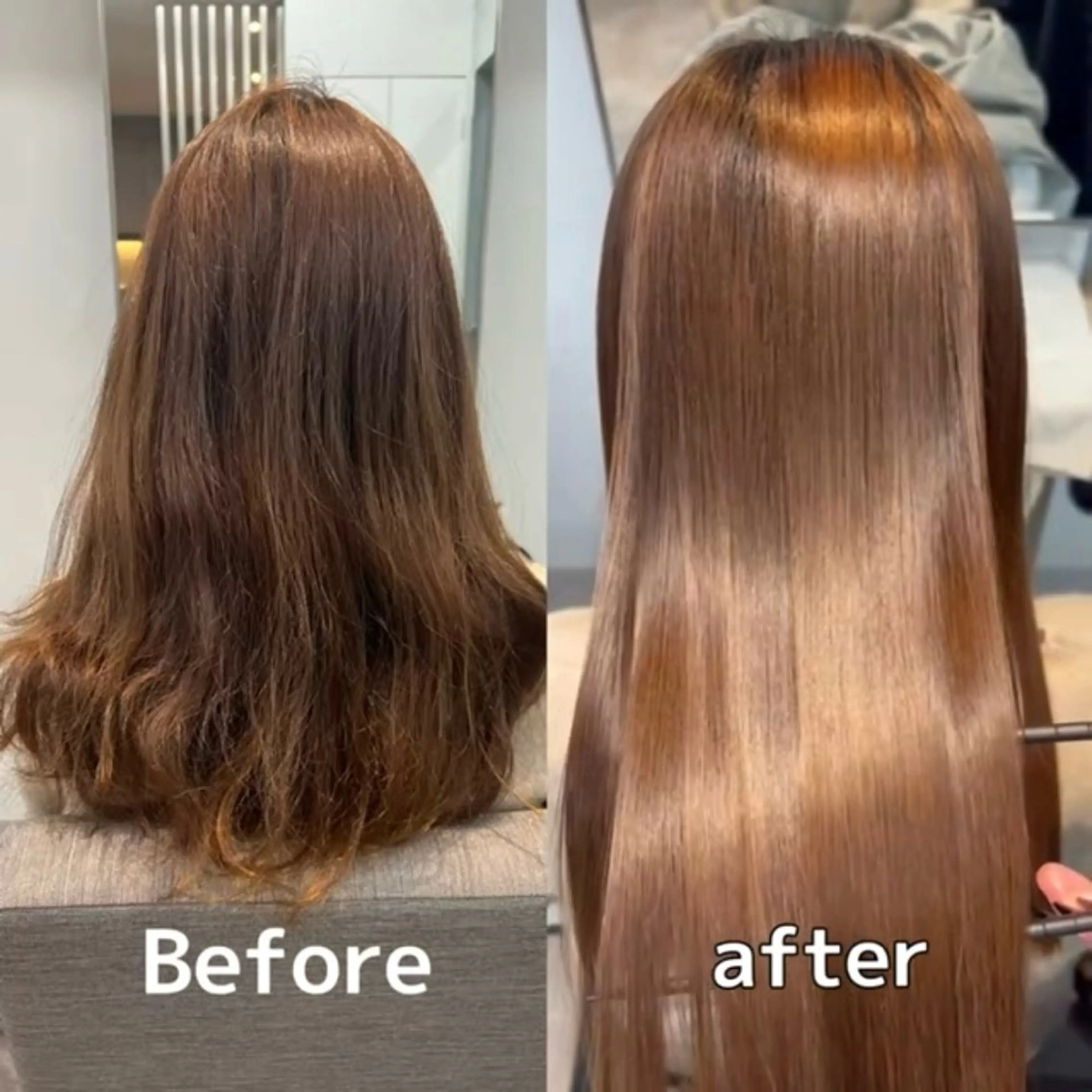 ロング カット 縮毛矯正 髪質改善／艶髪 ❥❥Natsukiのヘアスタイル