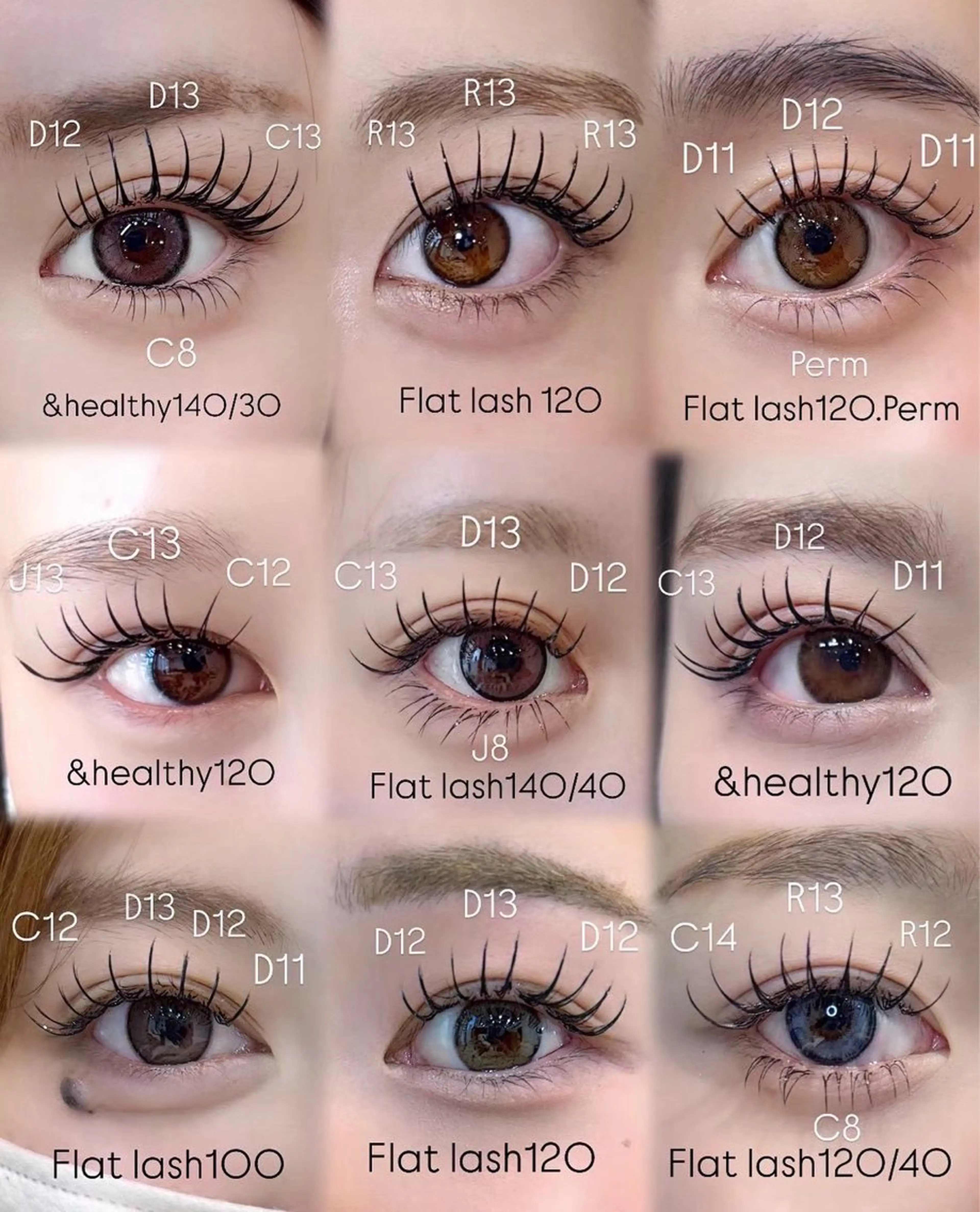 マツエク・マツパ ECLART Yumekaのマツエク・マツパデザイン