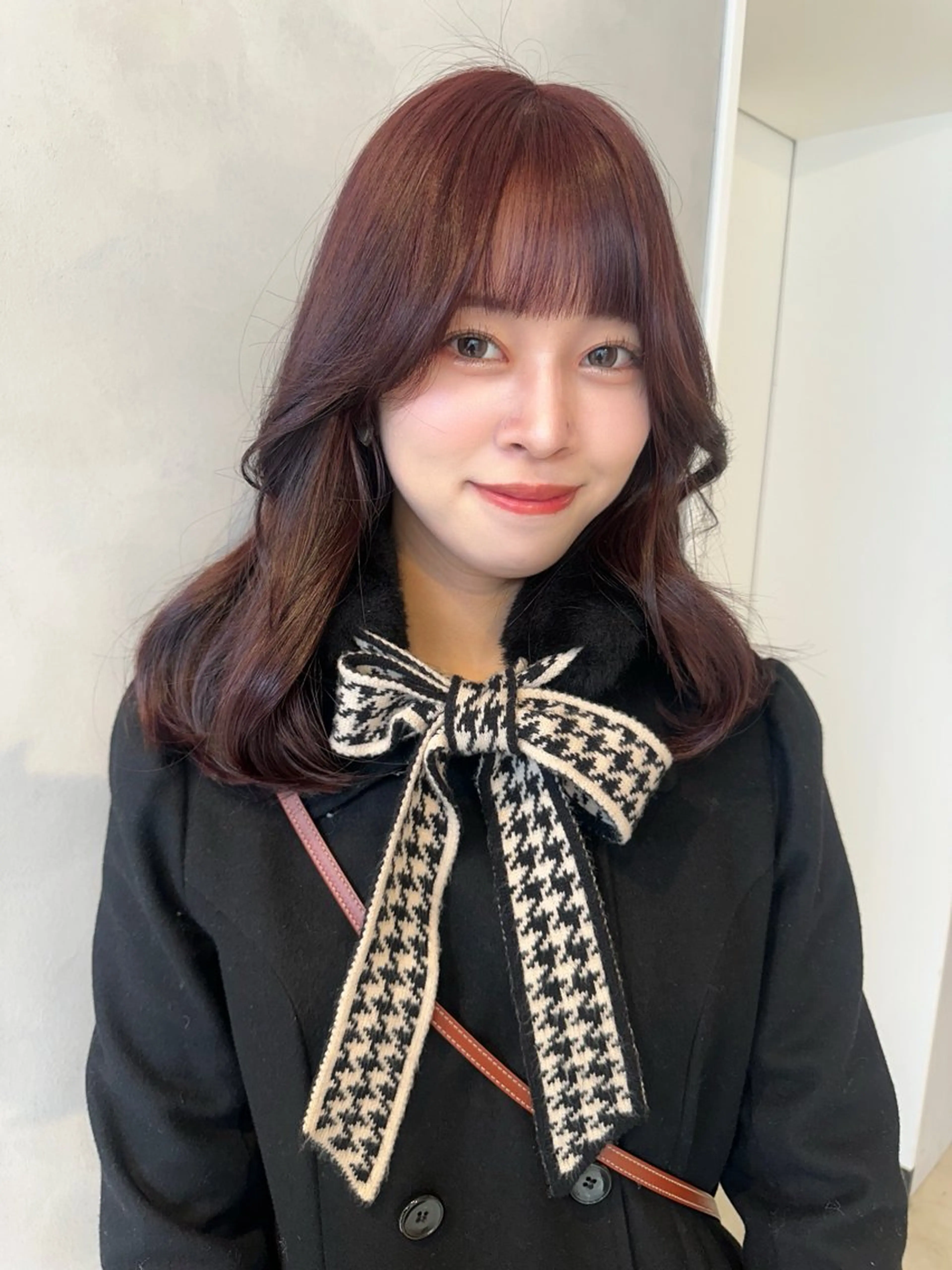 ミディアム カット ヘアカラー トリートメント 🎀韓国/髪質改善 長野美和🎀のヘアスタイル