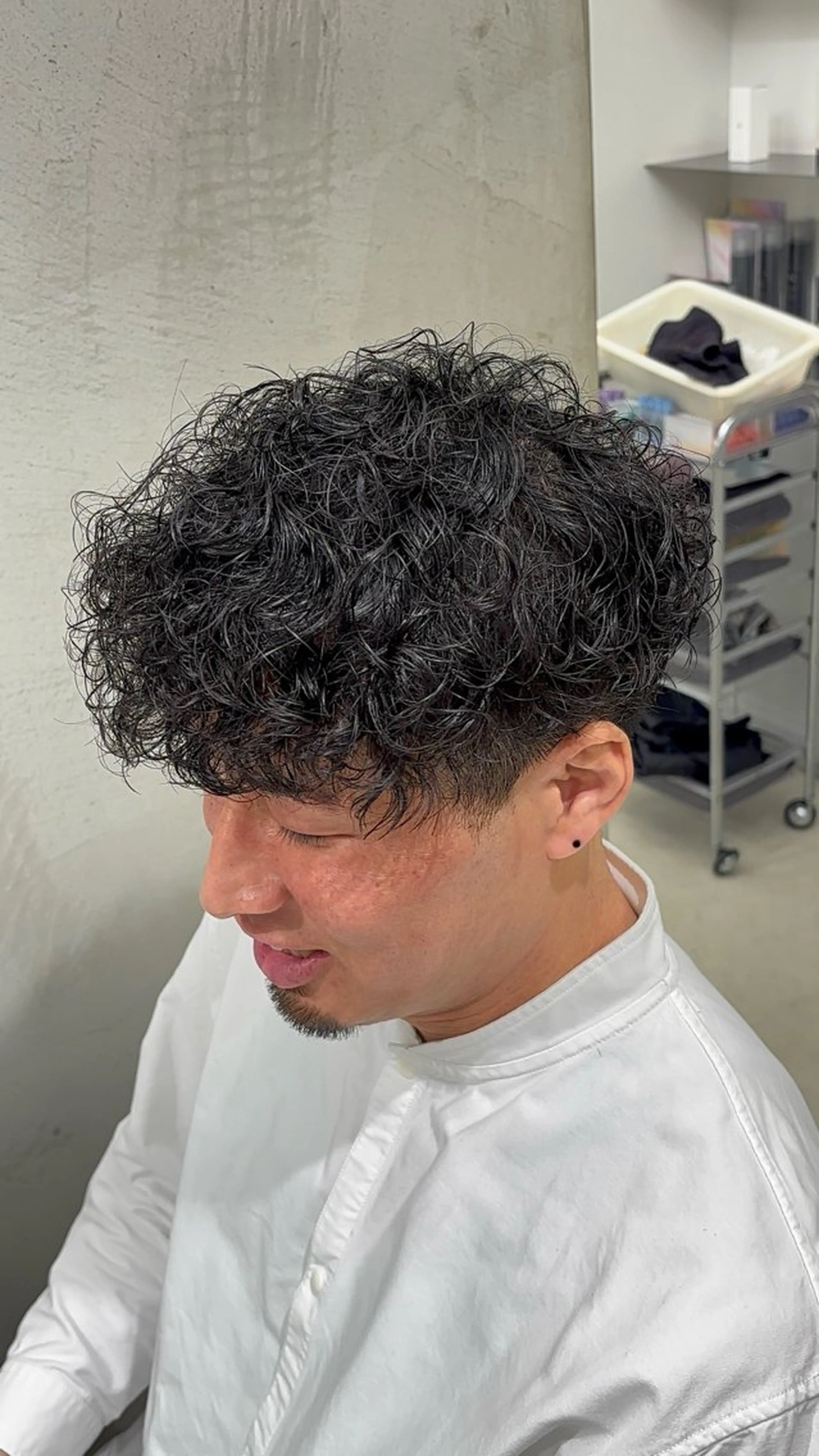 ショート パーマ メンズ カット パーマ 名古屋メンズパーマ /松井生のヘアスタイル