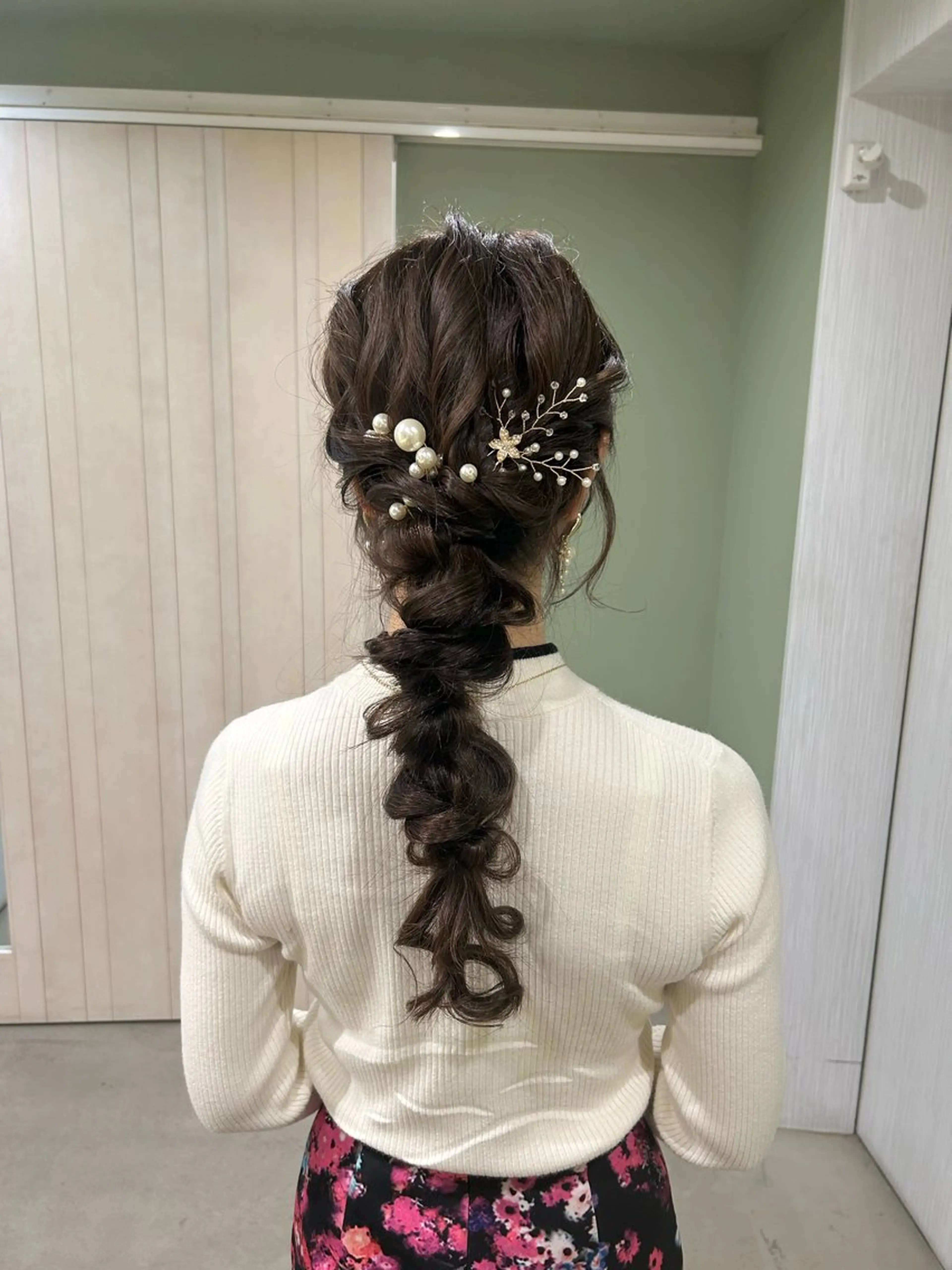 ヘアアレンジ 一條 乃亜のヘアスタイル