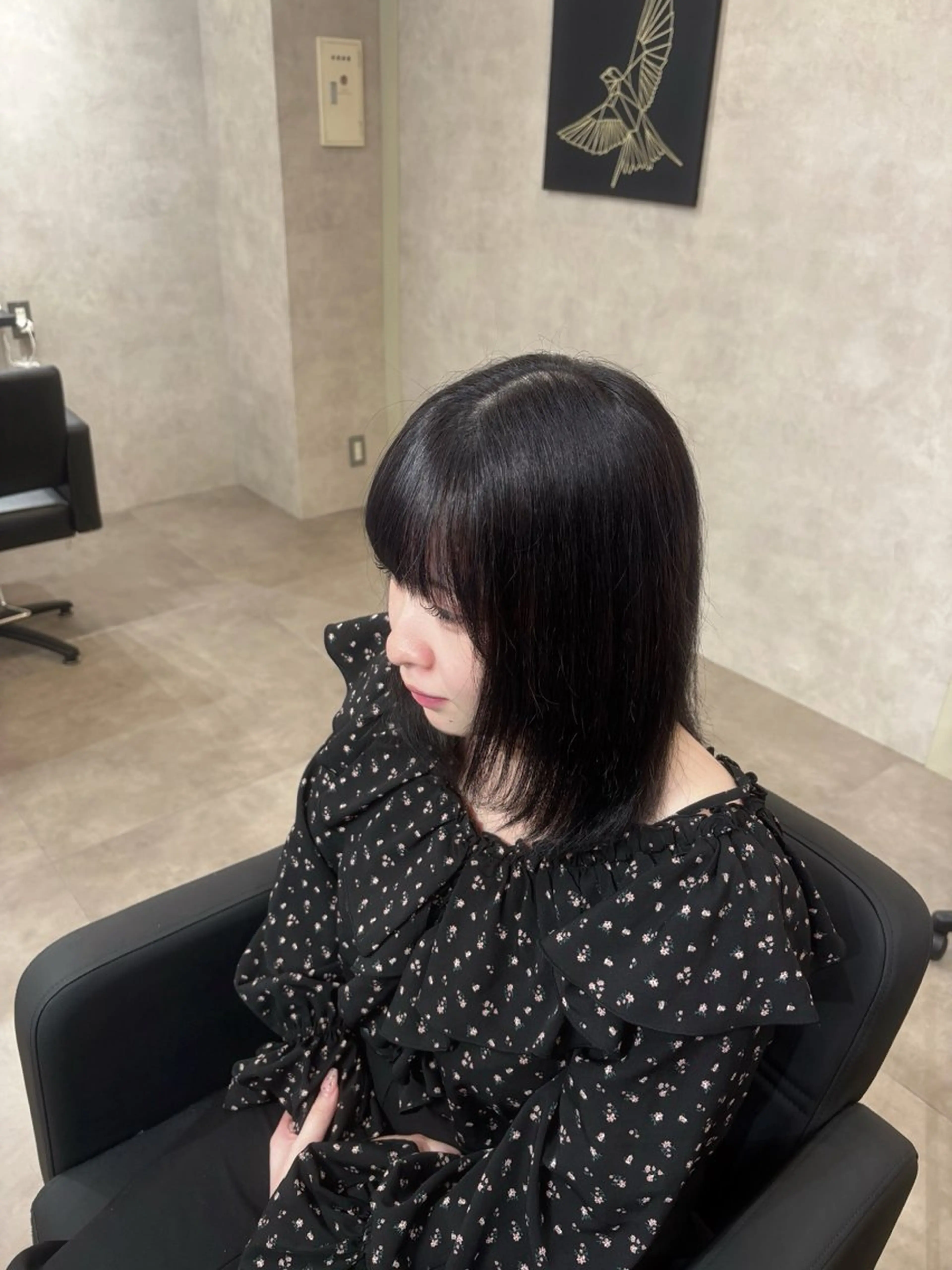 似合わせカット＋さら艶縮毛矯正＋透明感カラー *.+ﾟの写真