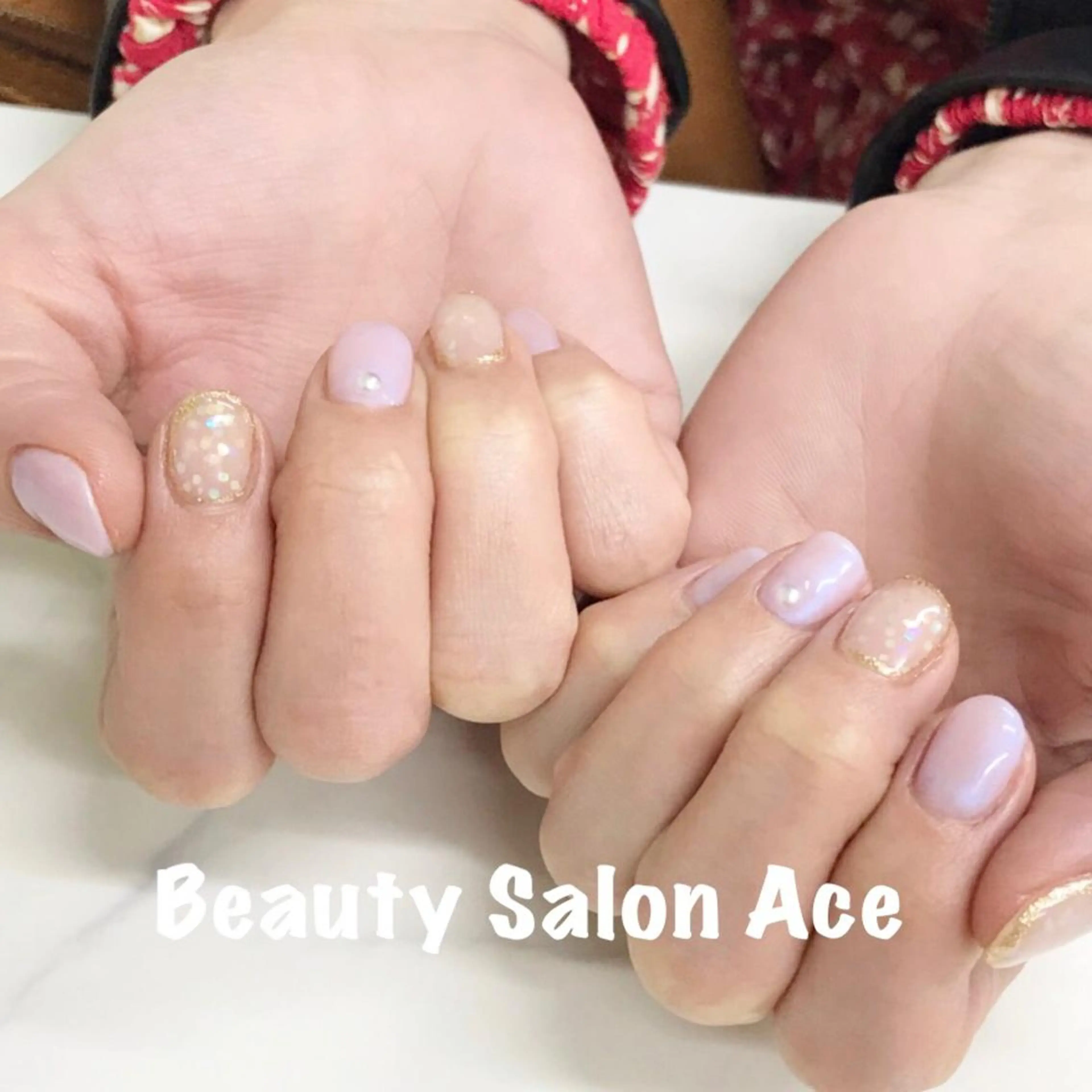 ネイル ハンドネイル ハンドケア Beauty Salon Ace（ネイルサロン　エース）所属・池袋フィルイン Ace♡長さだしのネイルデザイン