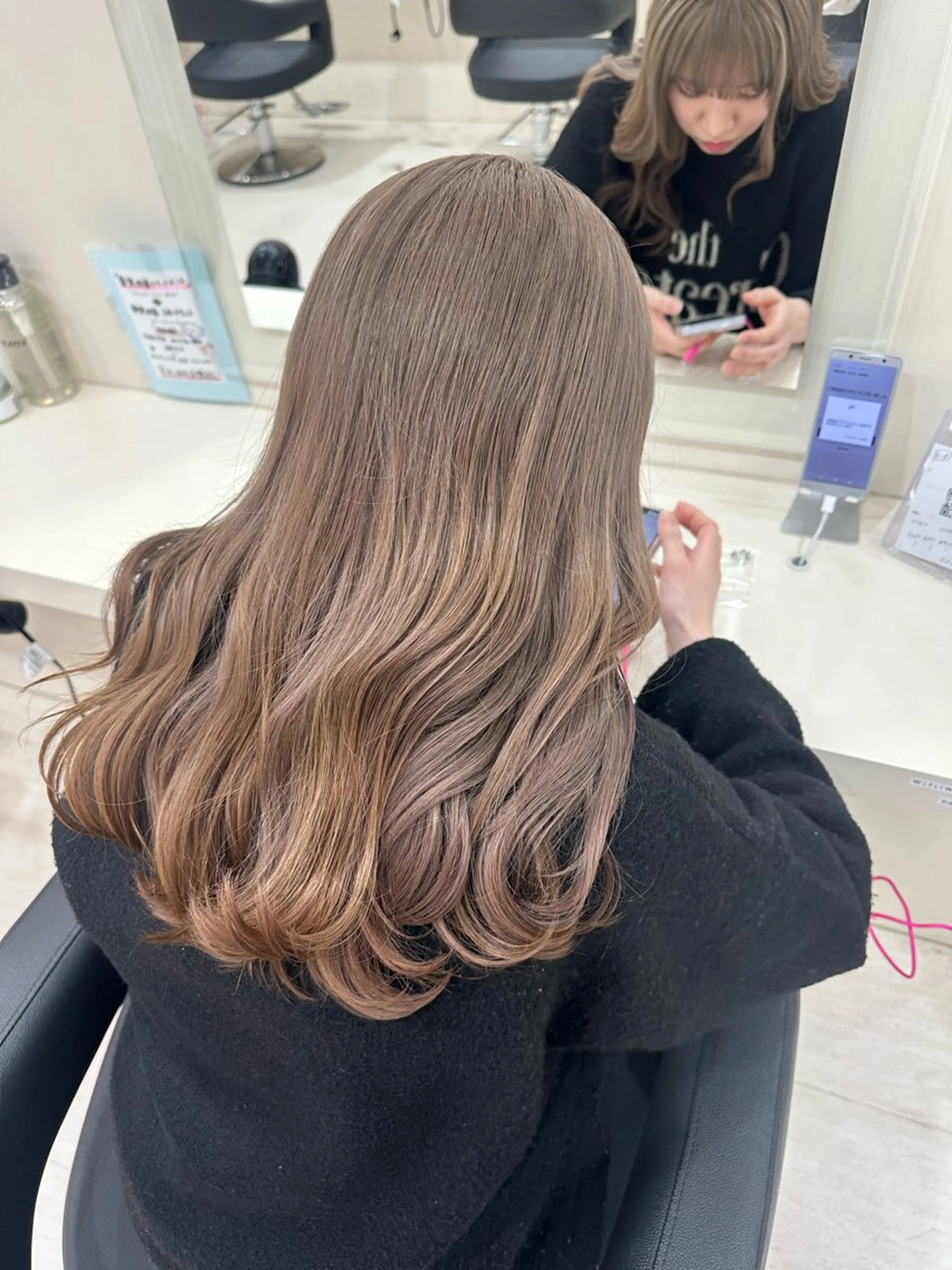 ロング カラー ヘアアレンジ 🎀 yuuka🎀のヘアスタイル